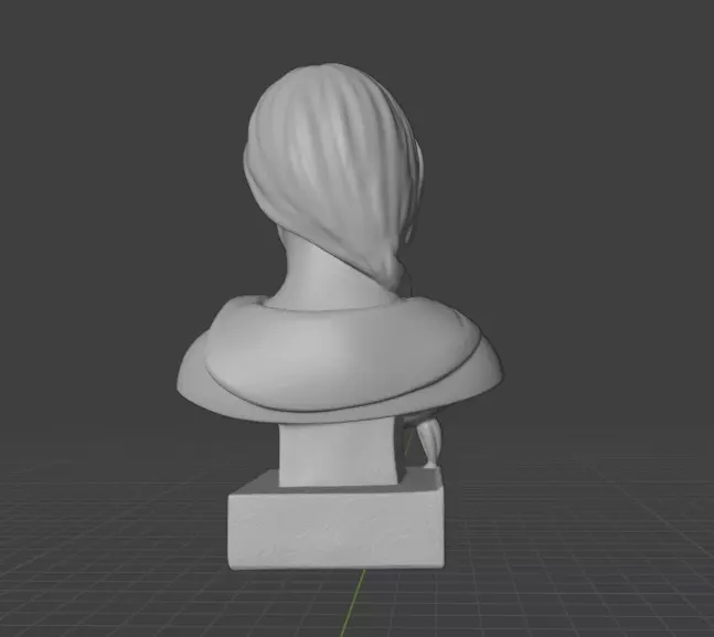 Greta Thunberg 3D print model_8