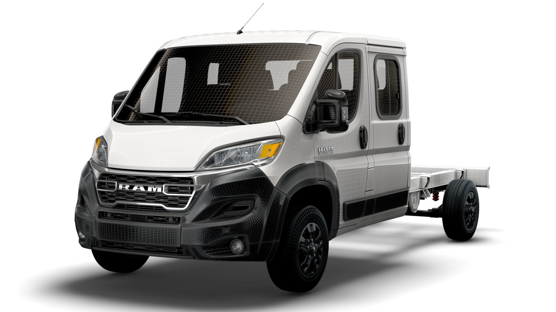 RAM Promaster Chassis Truck Crew Cab 4035 WB 2023 3D model_20