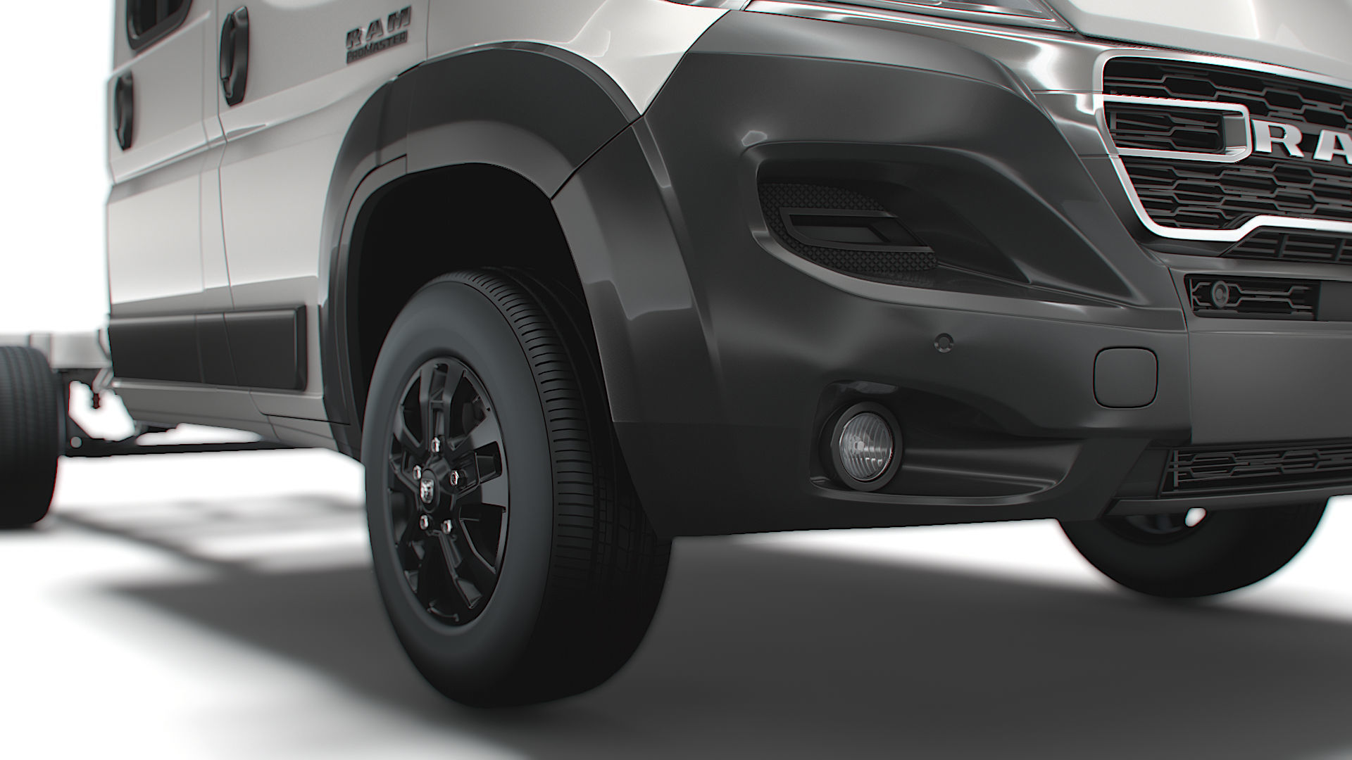 RAM Promaster Chassis Truck Crew Cab 4035 WB 2023 3D model_5