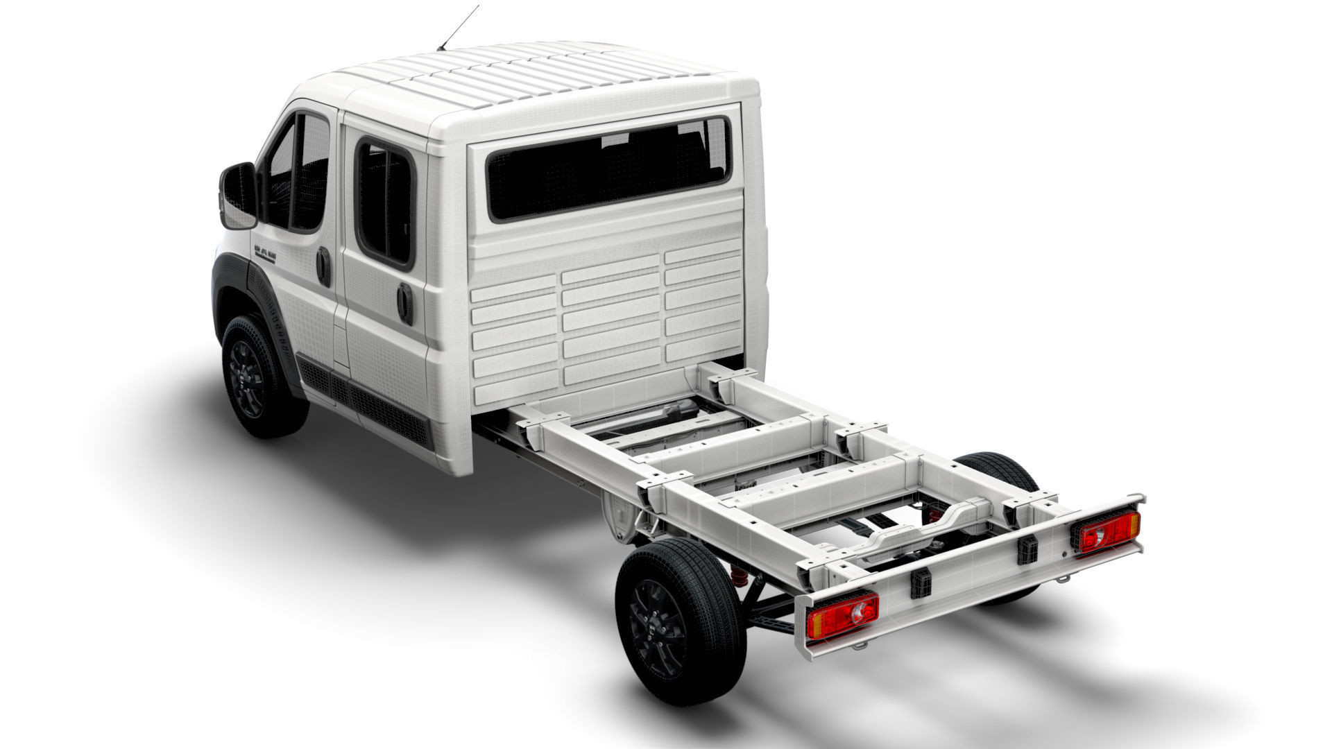 RAM Promaster Chassis Truck Crew Cab 4035 WB 2023 3D model_15