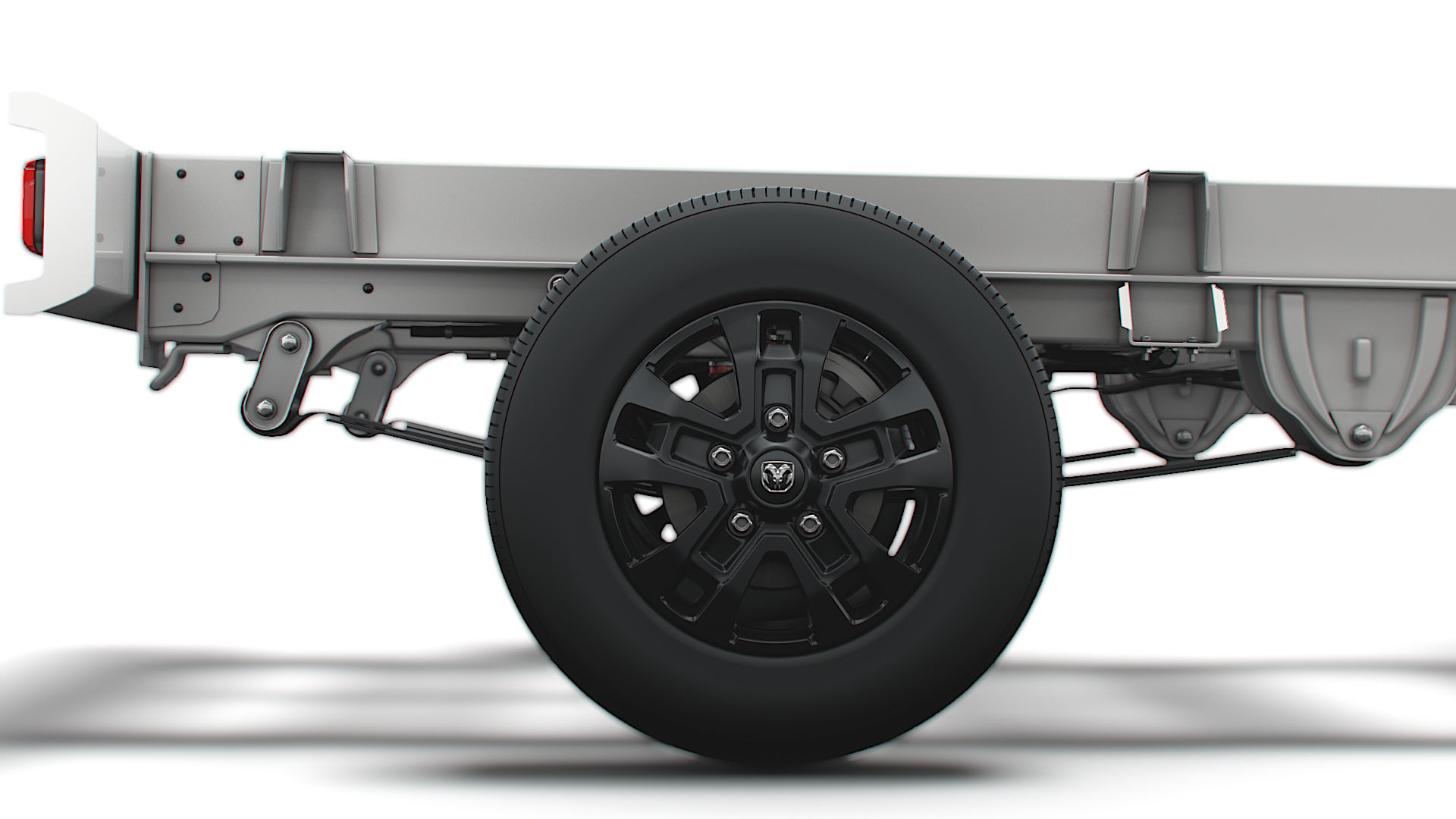 RAM Promaster Chassis Truck Crew Cab 4035 WB 2023 3D model_9