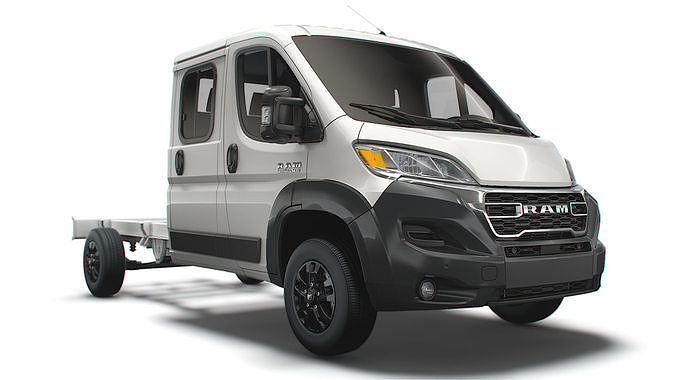 RAM Promaster Chassis Truck Crew Cab 4035 WB 2023 3D model
