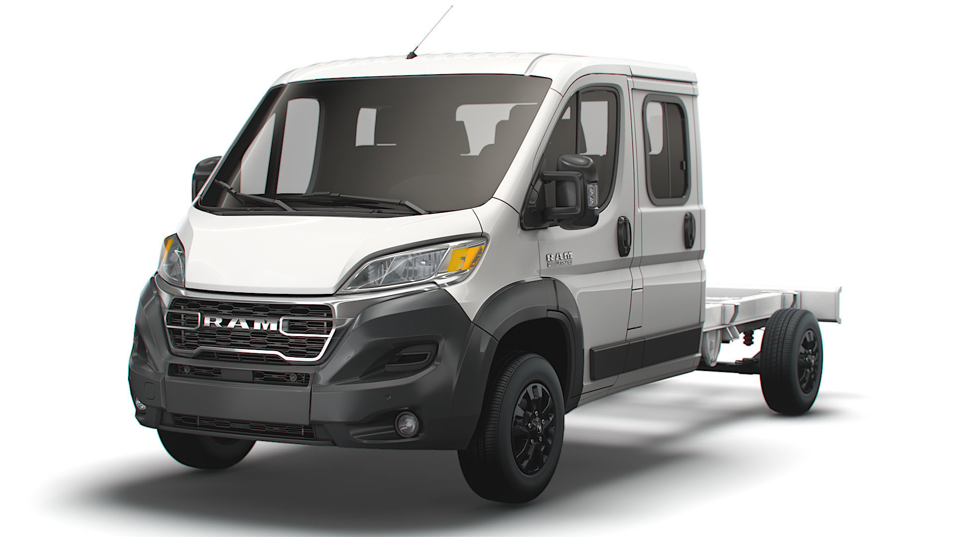 RAM Promaster Chassis Truck Crew Cab 4035 WB 2023 3D model_8