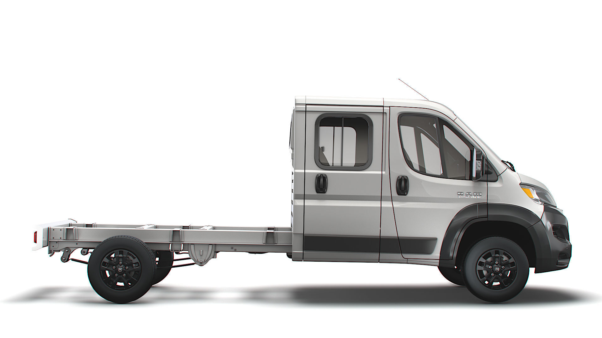 RAM Promaster Chassis Truck Crew Cab 4035 WB 2023 3D model_1