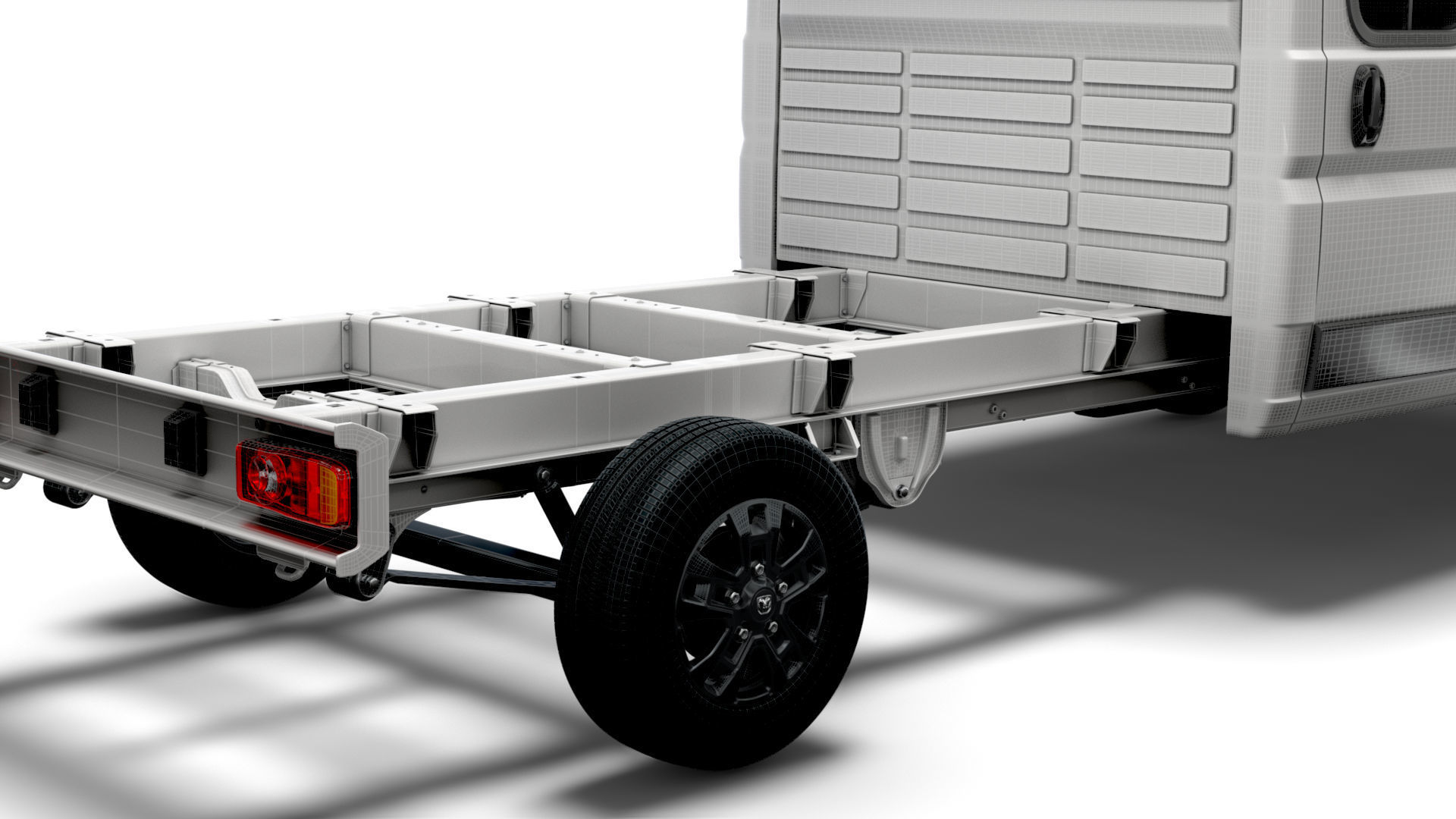 RAM Promaster Chassis Truck Crew Cab 4035 WB 2023 3D model_23