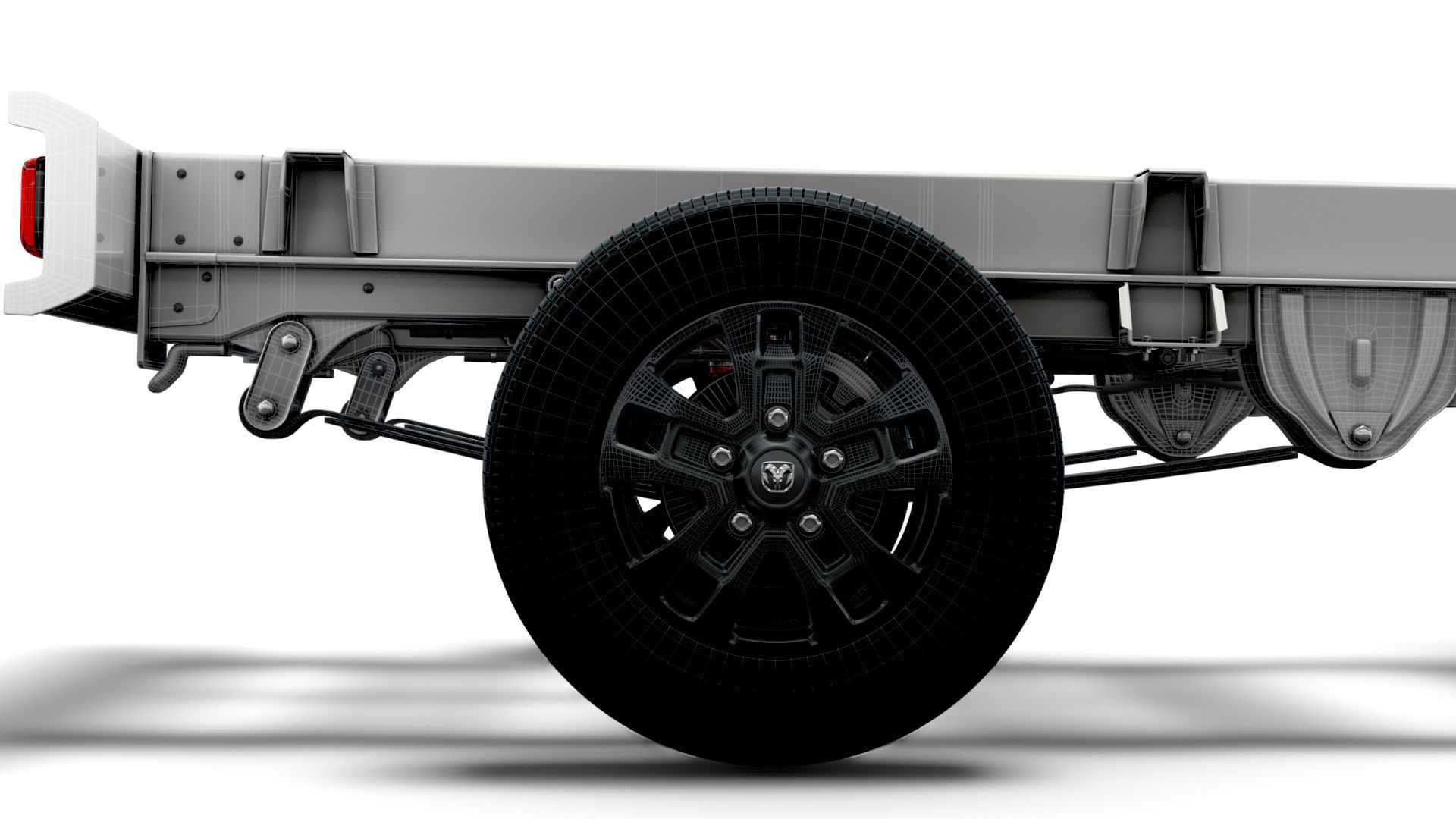 RAM Promaster Chassis Truck Crew Cab 4035 WB 2023 3D model_21