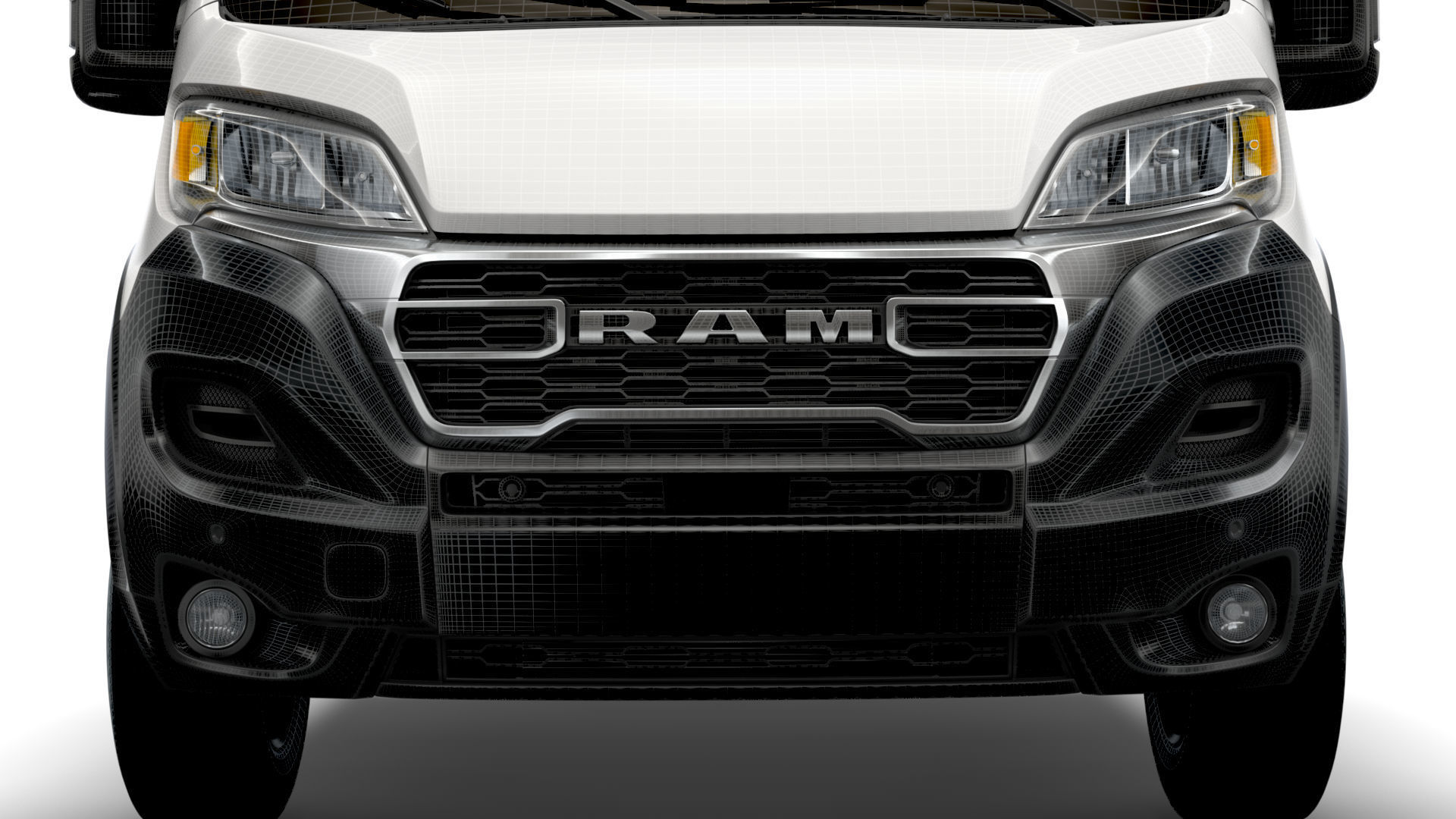 RAM Promaster Chassis Truck Crew Cab 4035 WB 2023 3D model_19