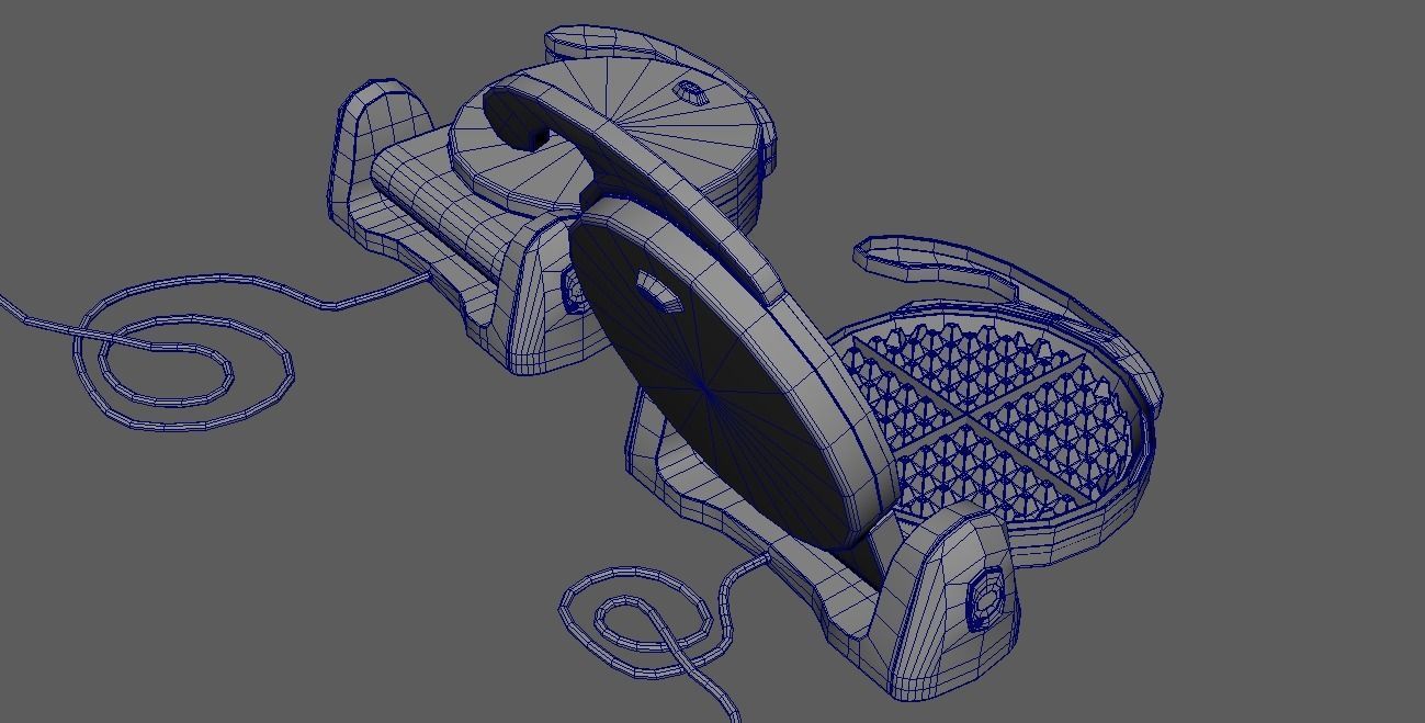 Waffle Maker 3D model_25