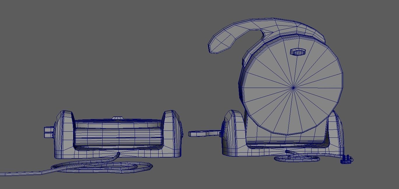 Waffle Maker 3D model_29