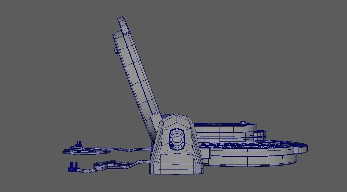 Waffle Maker 3D model_26