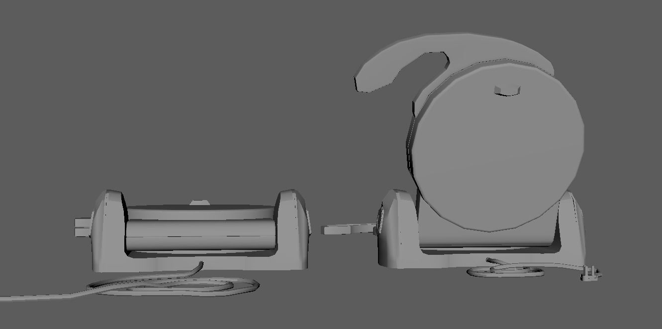Waffle Maker 3D model_28