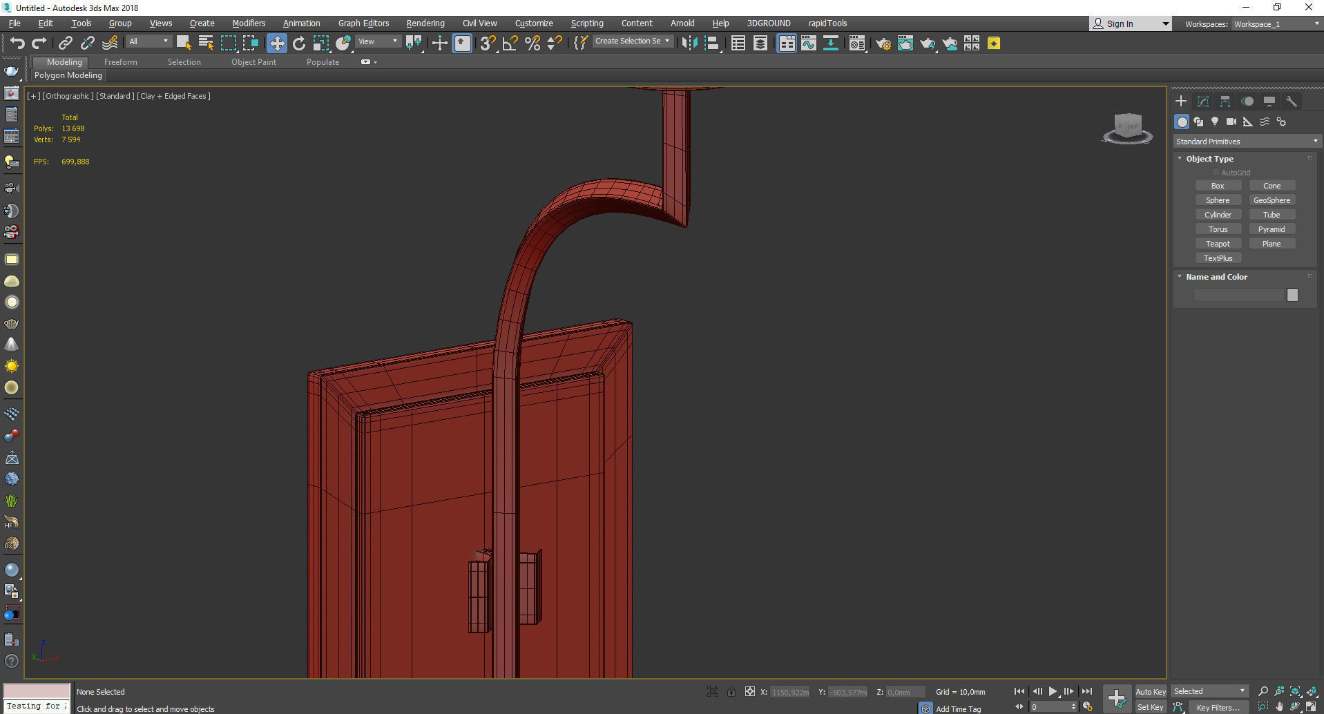 Hudson Valley Glenford Wall Sconce Low-poly 3D model_4