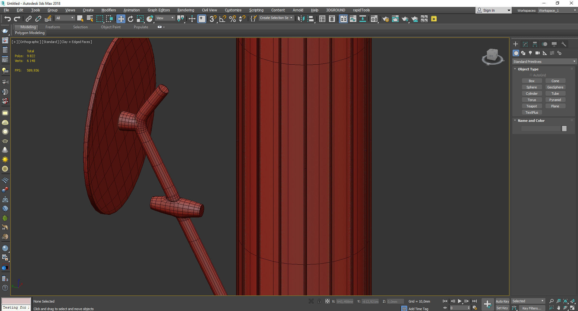 Jamie Young Torino Wall Sconce Low-poly 3D model_4