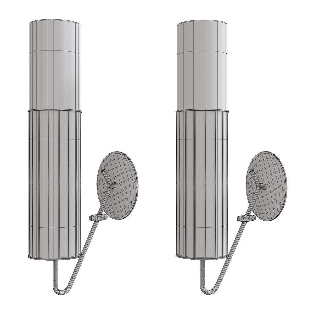 Jamie Young Torino Wall Sconce Low-poly 3D model_1