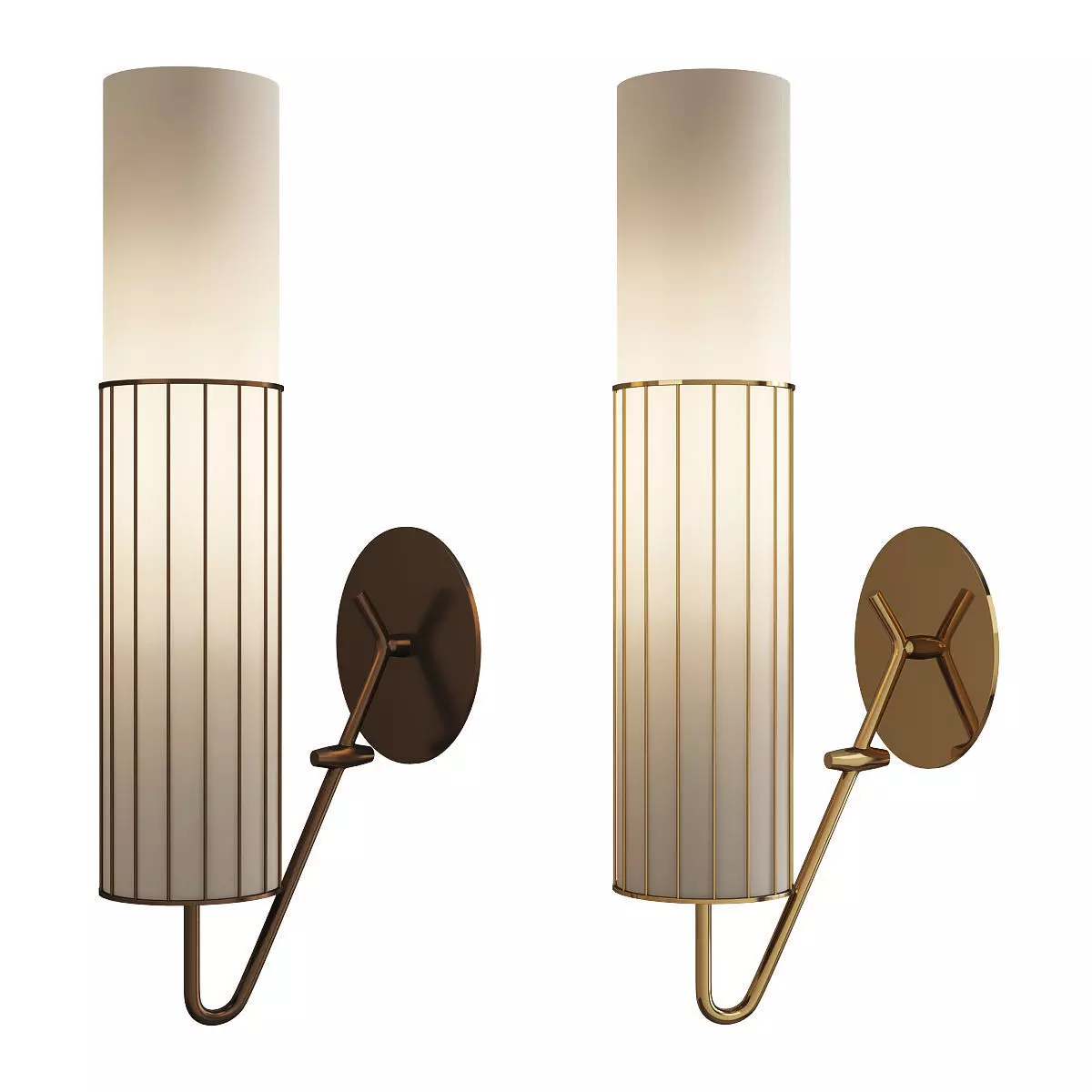 Jamie Young Torino Wall Sconce Low-poly 3D model_0