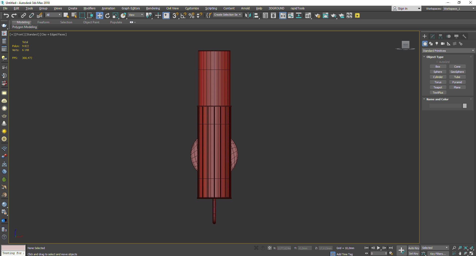 Jamie Young Torino Wall Sconce Low-poly 3D model_2