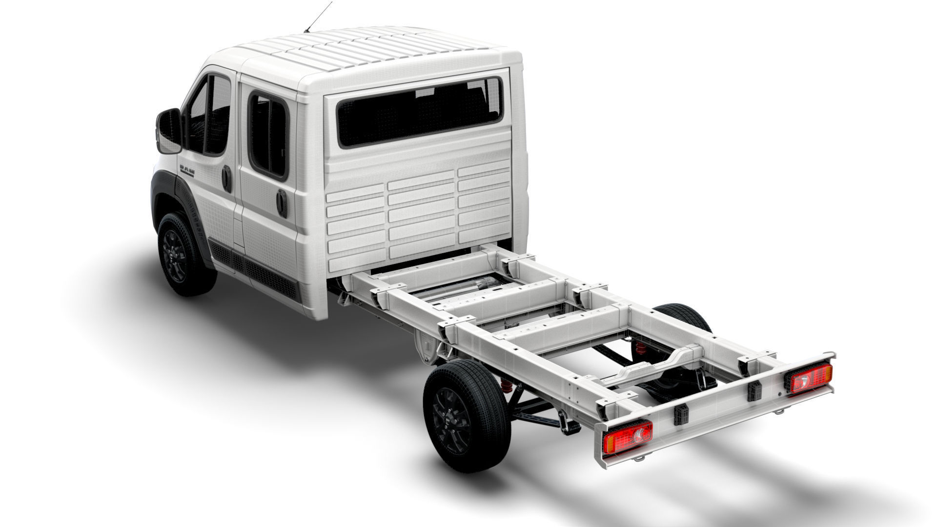 RAM Promaster Chassis Truck Crew Cab 4035 WB XL 2023 3D model_15