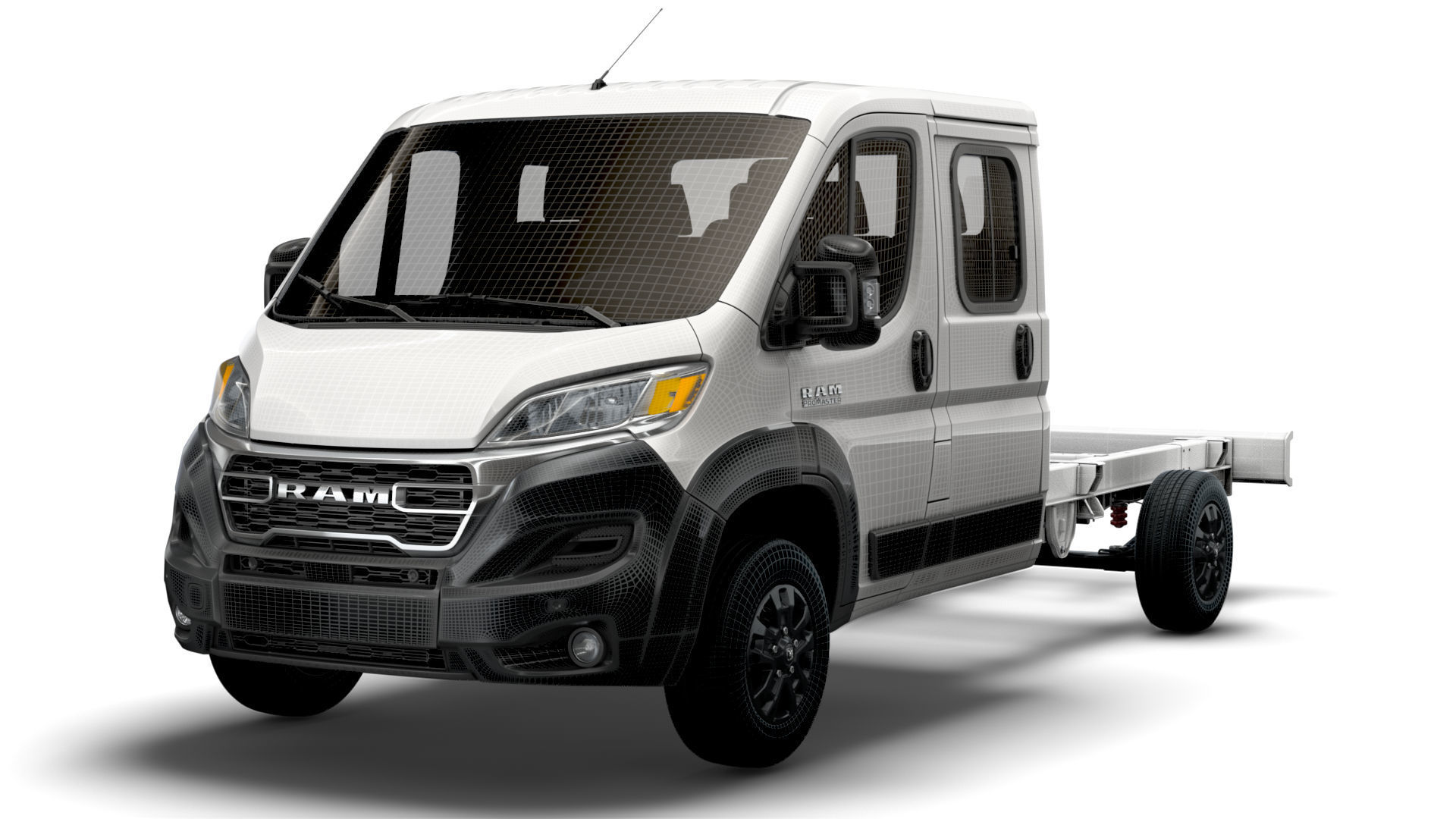 RAM Promaster Chassis Truck Crew Cab 4035 WB XL 2023 3D model_20