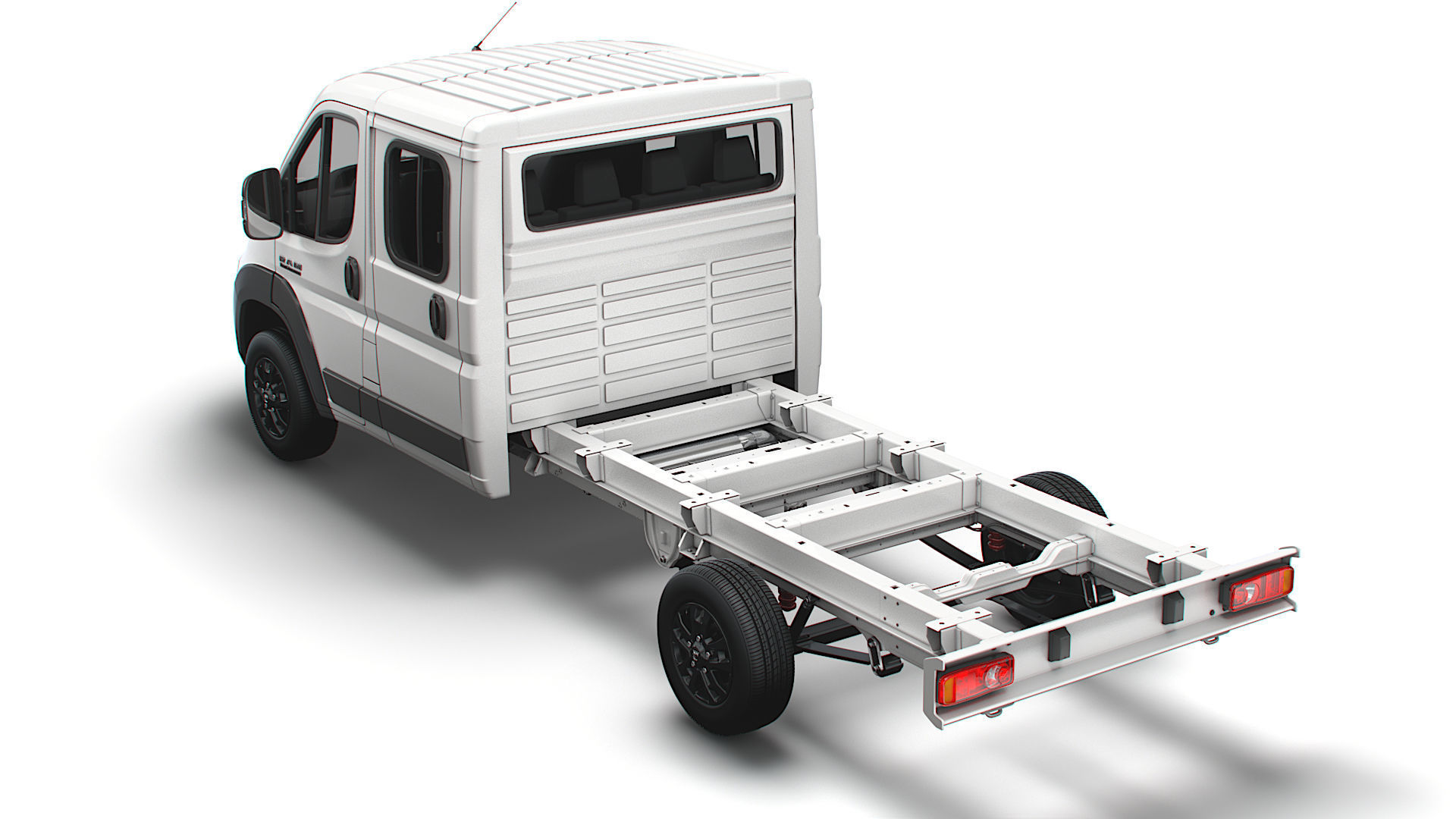 RAM Promaster Chassis Truck Crew Cab 4035 WB XL 2023 3D model_3