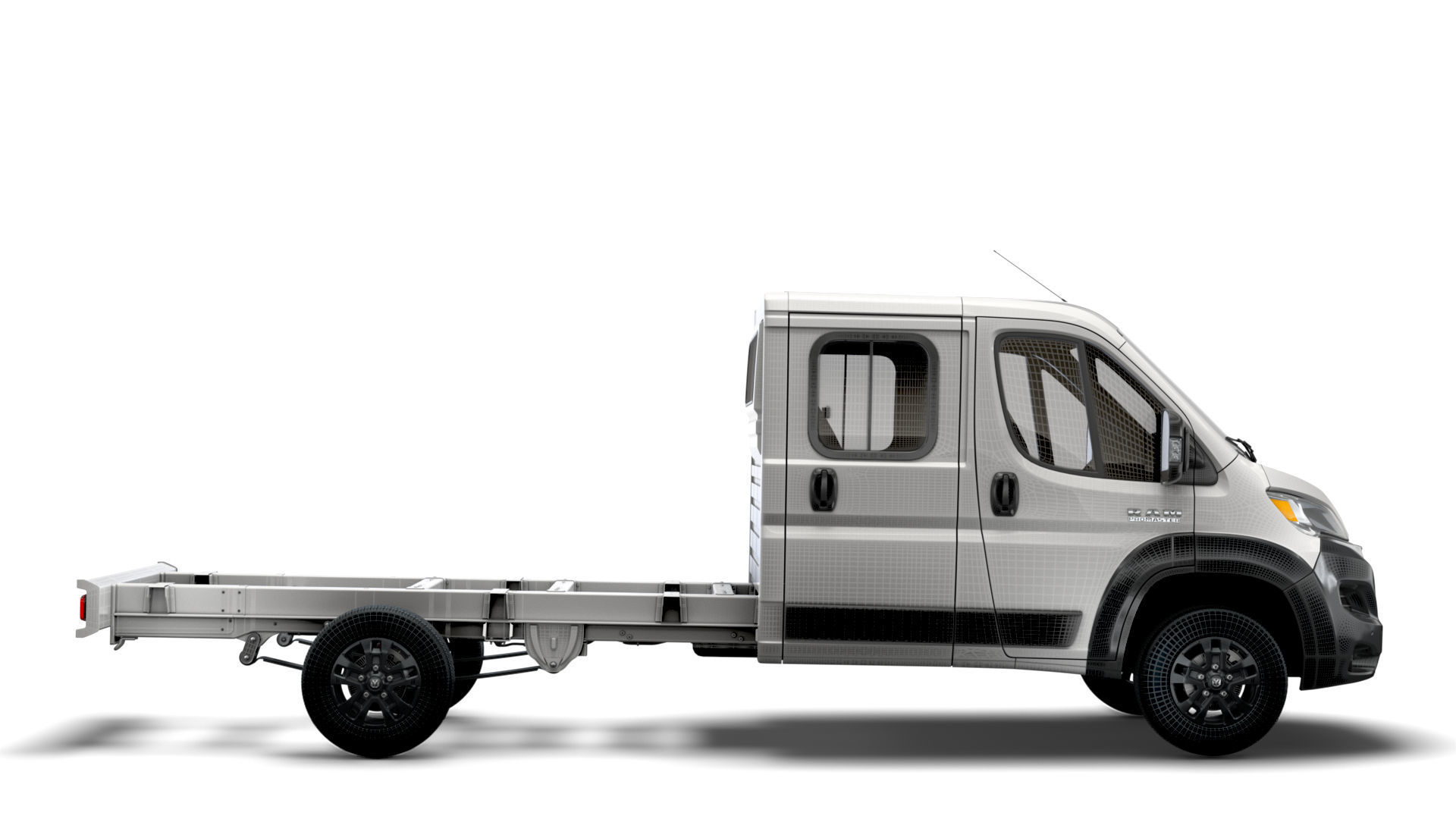 RAM Promaster Chassis Truck Crew Cab 4035 WB XL 2023 3D model_13