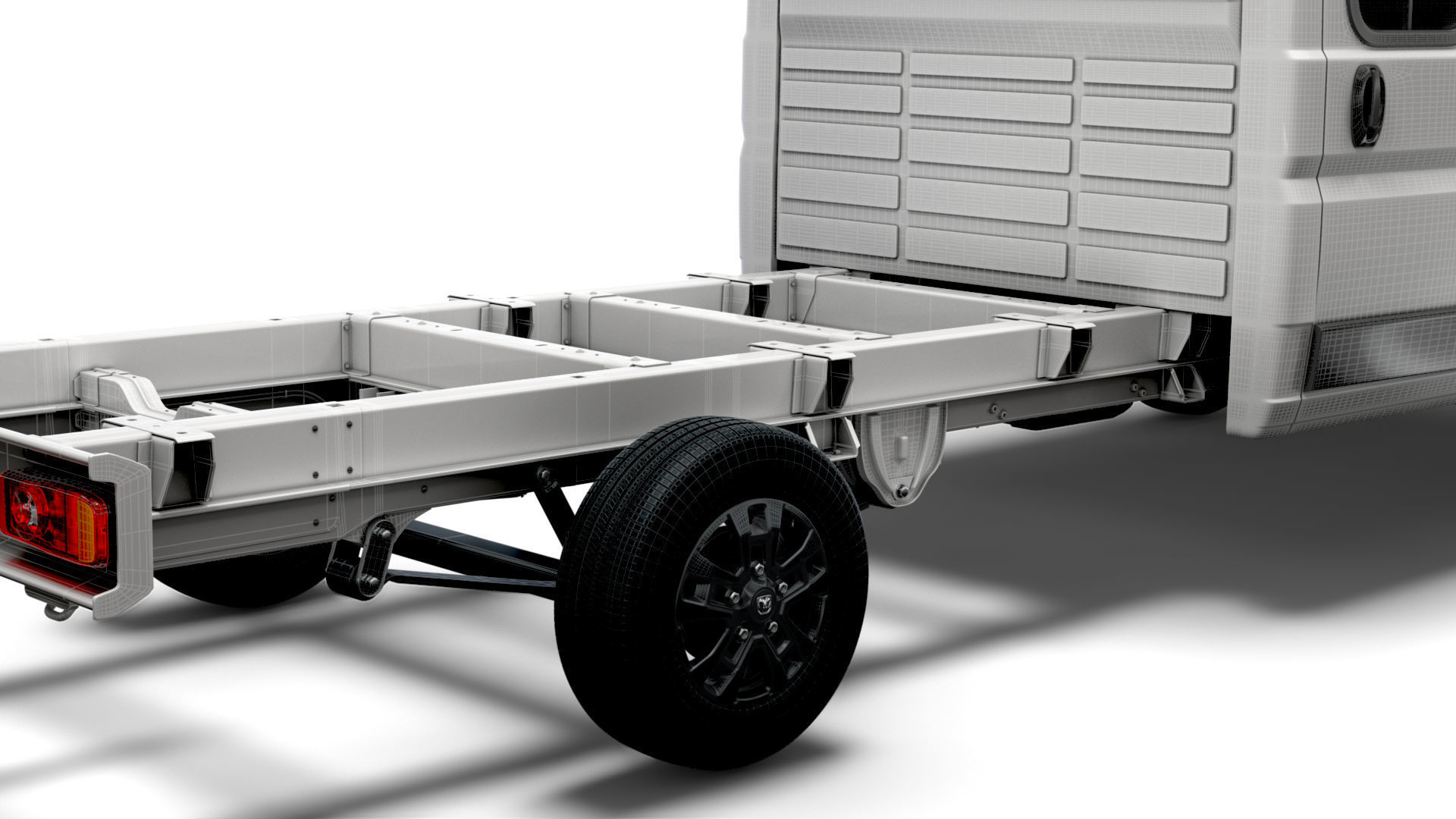 RAM Promaster Chassis Truck Crew Cab 4035 WB XL 2023 3D model_23