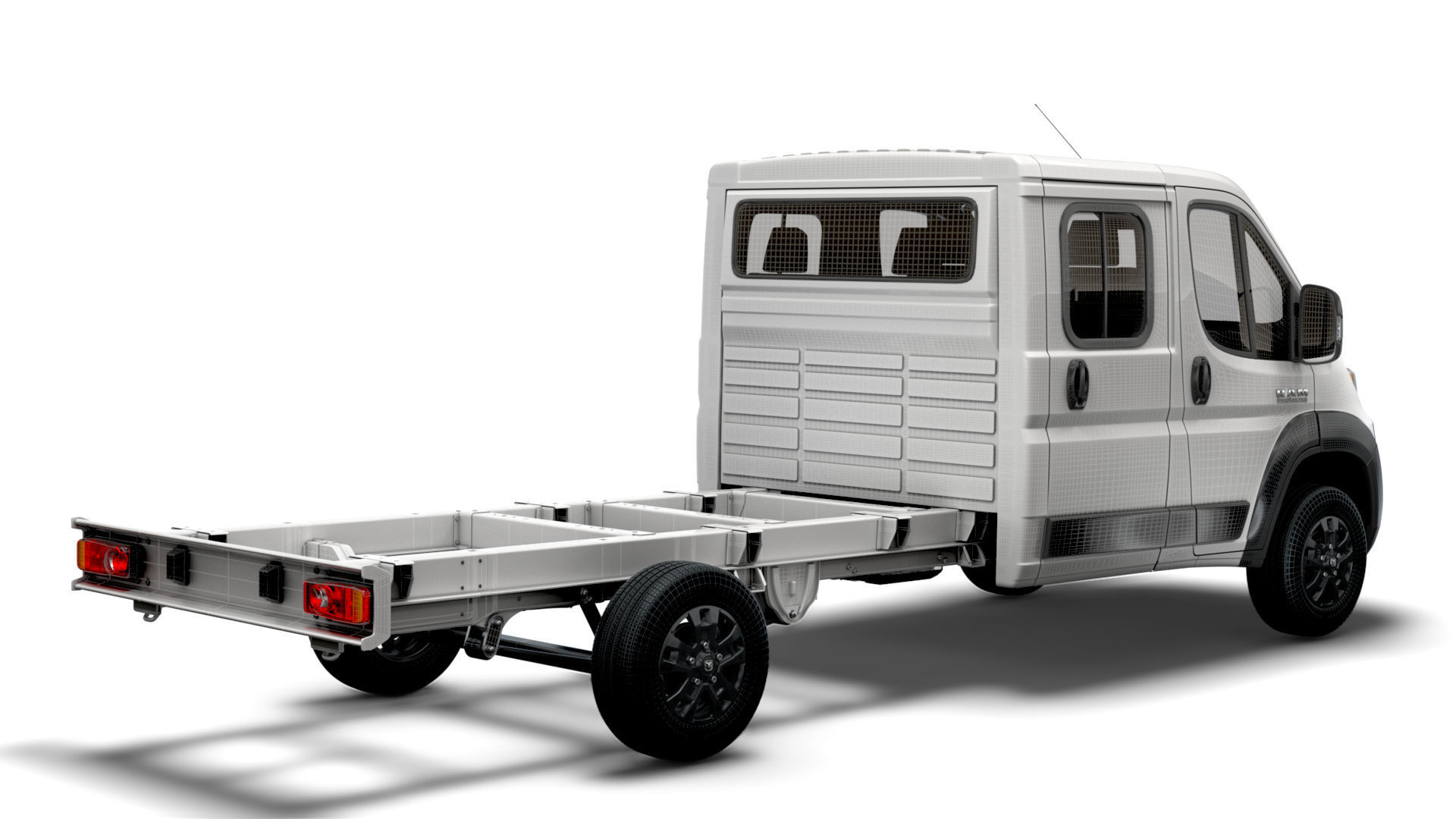 RAM Promaster Chassis Truck Crew Cab 4035 WB XL 2023 3D model_14