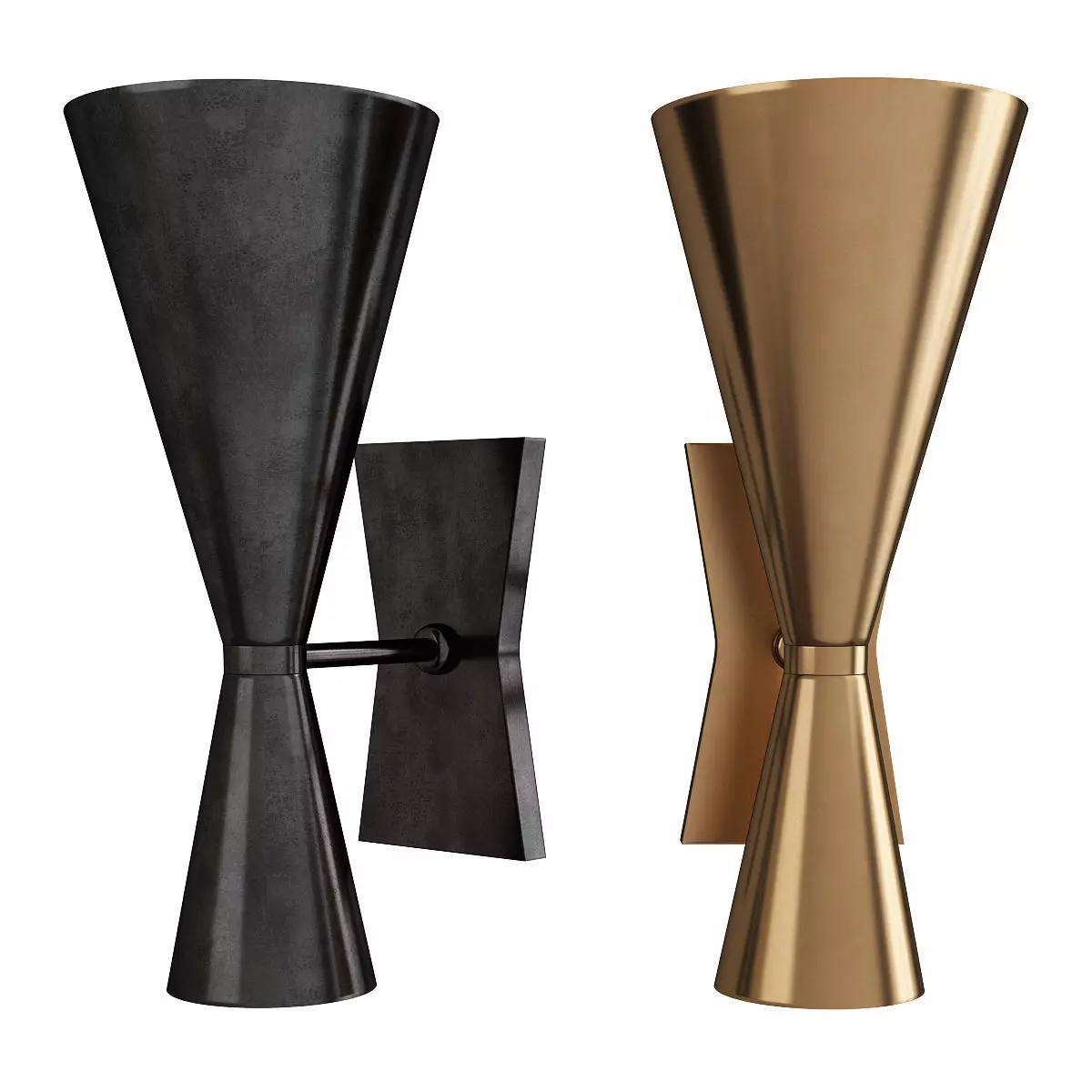 Currey and Co Gino Wall Sconce Low-poly 3D model