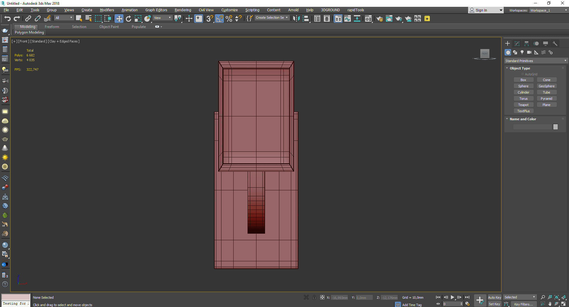 Currey and Co Sadler Wall Sconce Low-poly 3D model_2