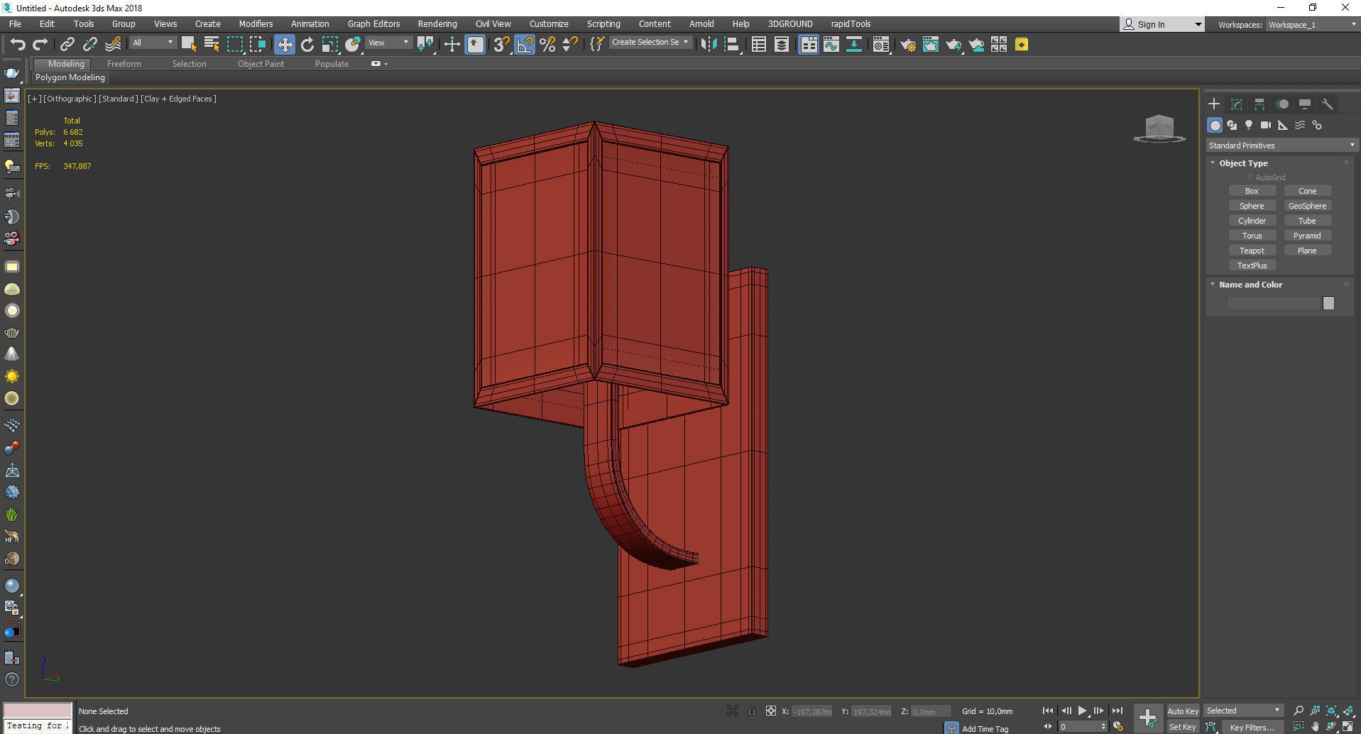 Currey and Co Sadler Wall Sconce Low-poly 3D model_3