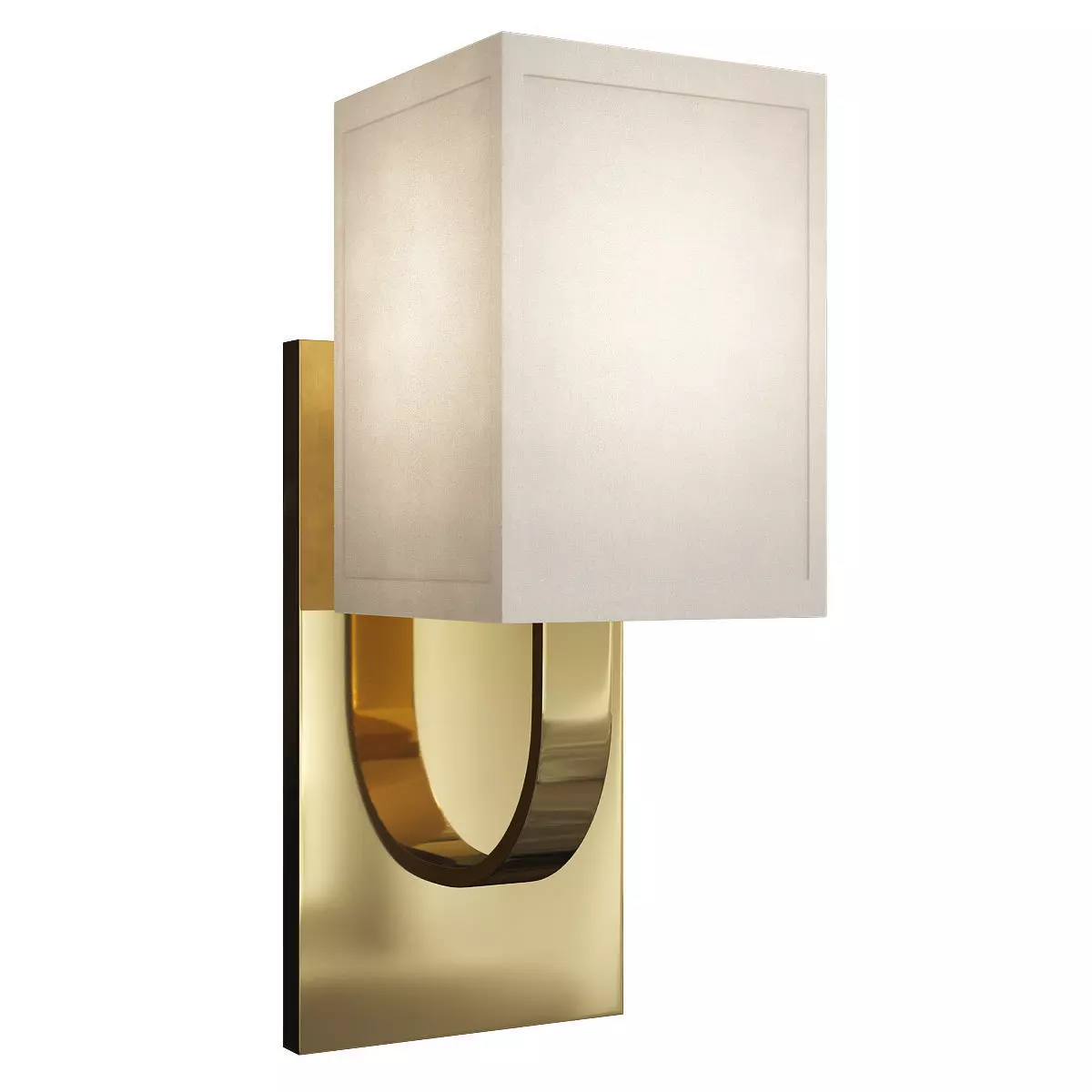Currey and Co Sadler Wall Sconce Low-poly 3D model_0