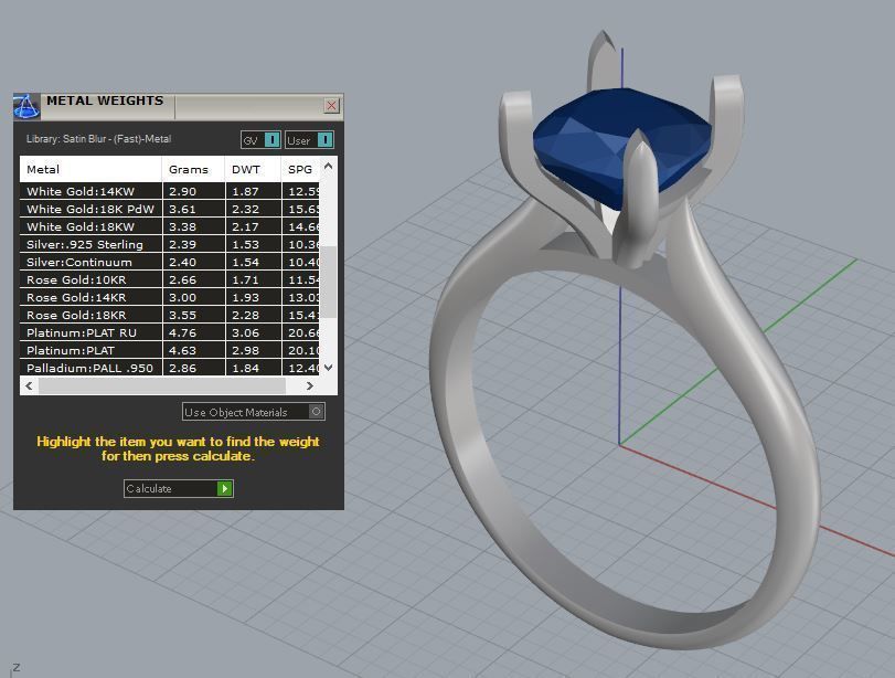 Solitaire engagement ring 3D print model_11