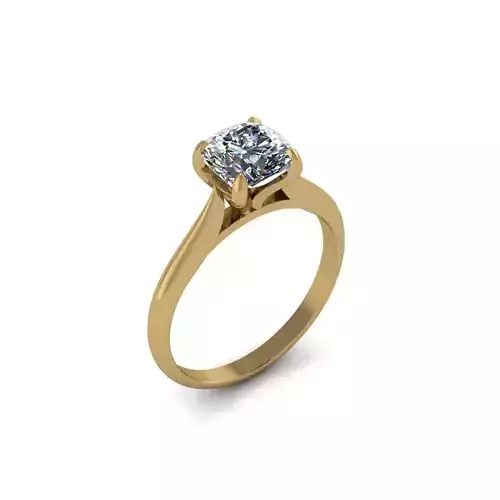 Solitaire engagement ring