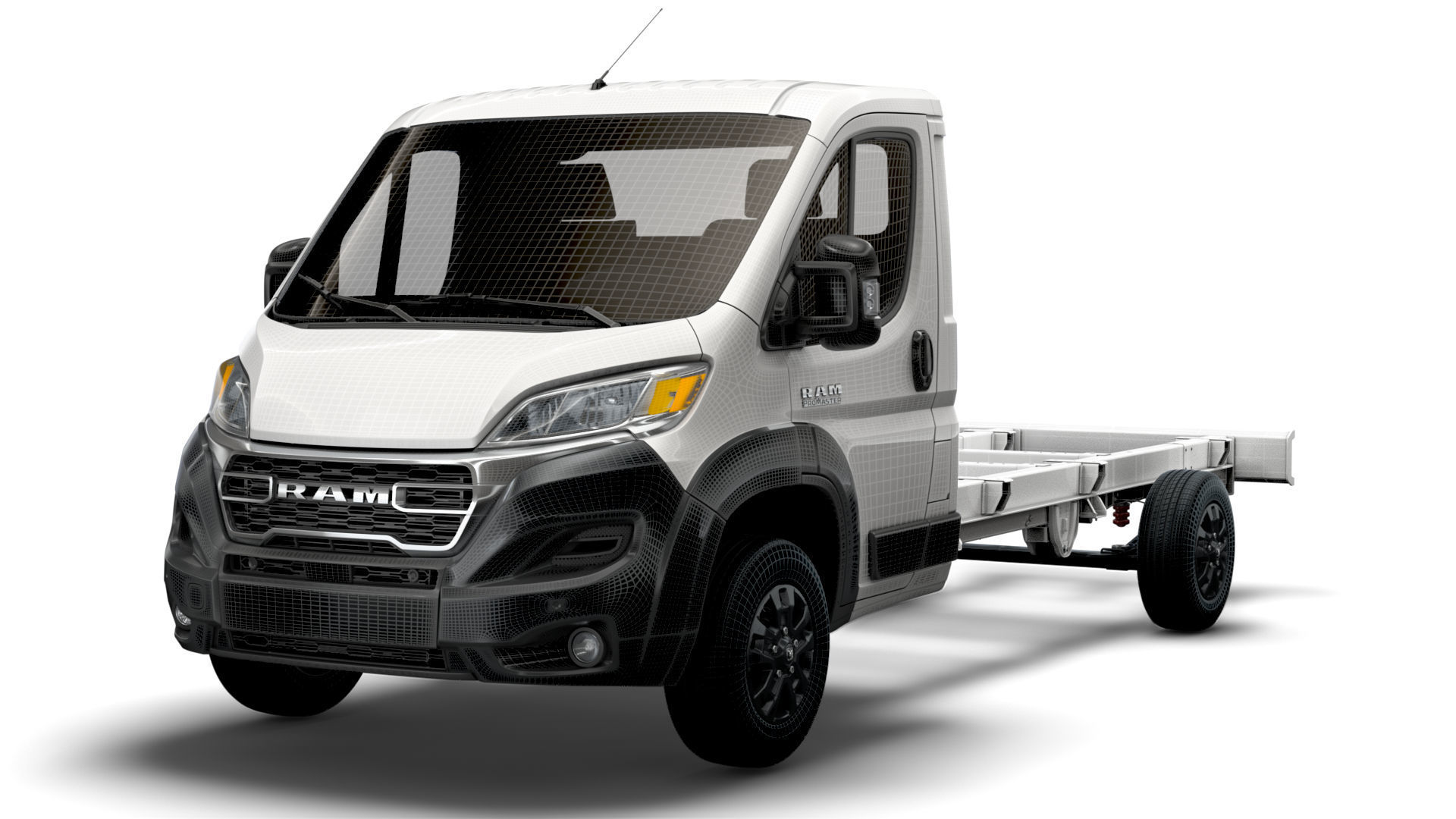 RAM Promaster Chassis Truck Single Cab 4035 WB XL 2023 3D model_20
