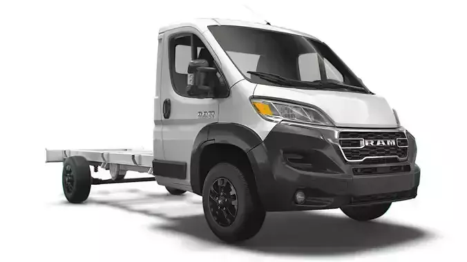 RAM Promaster Chassis Truck Single Cab 4035 WB XL 2023 3D model