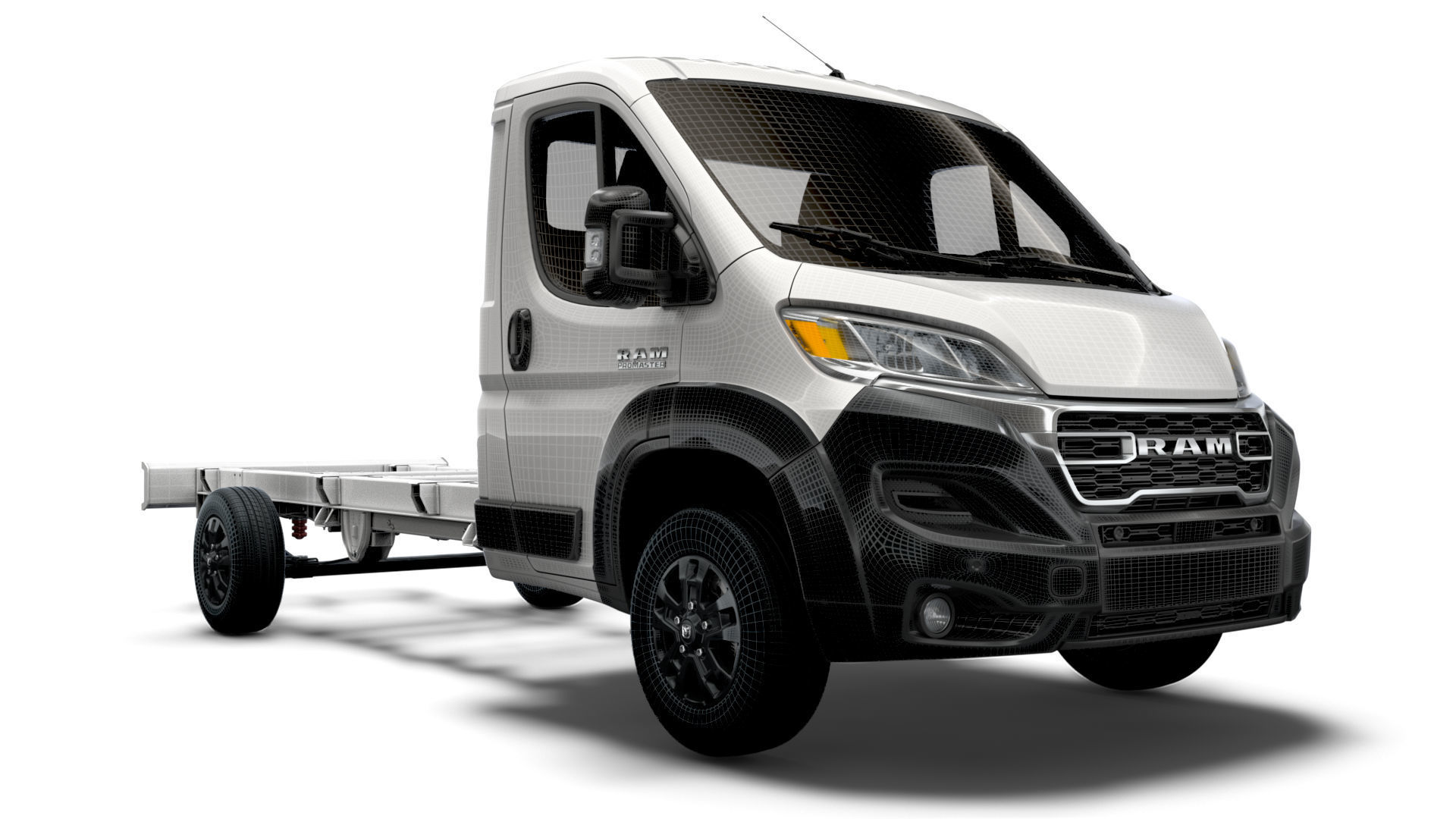 RAM Promaster Chassis Truck Single Cab 4035 WB XL 2023 3D model_12