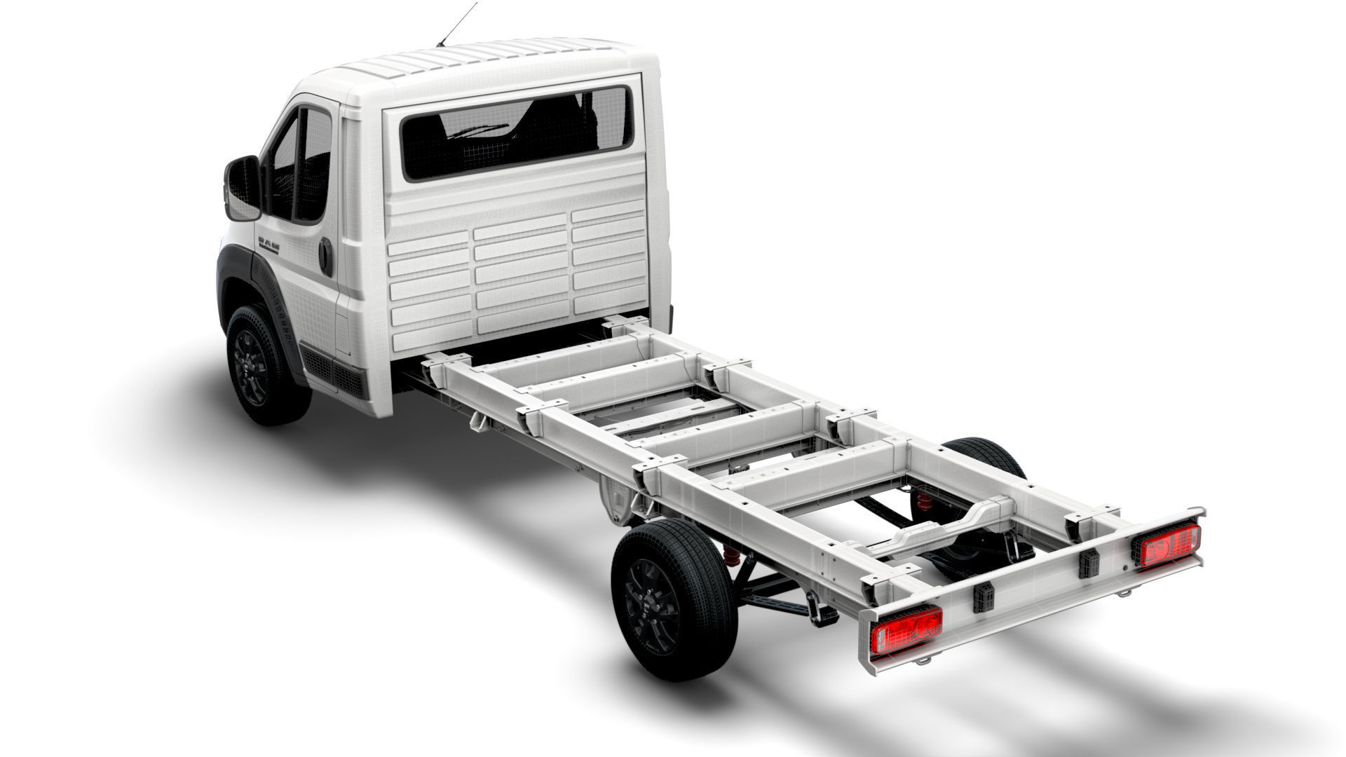 RAM Promaster Chassis Truck Single Cab 4035 WB XL 2023 3D model_15