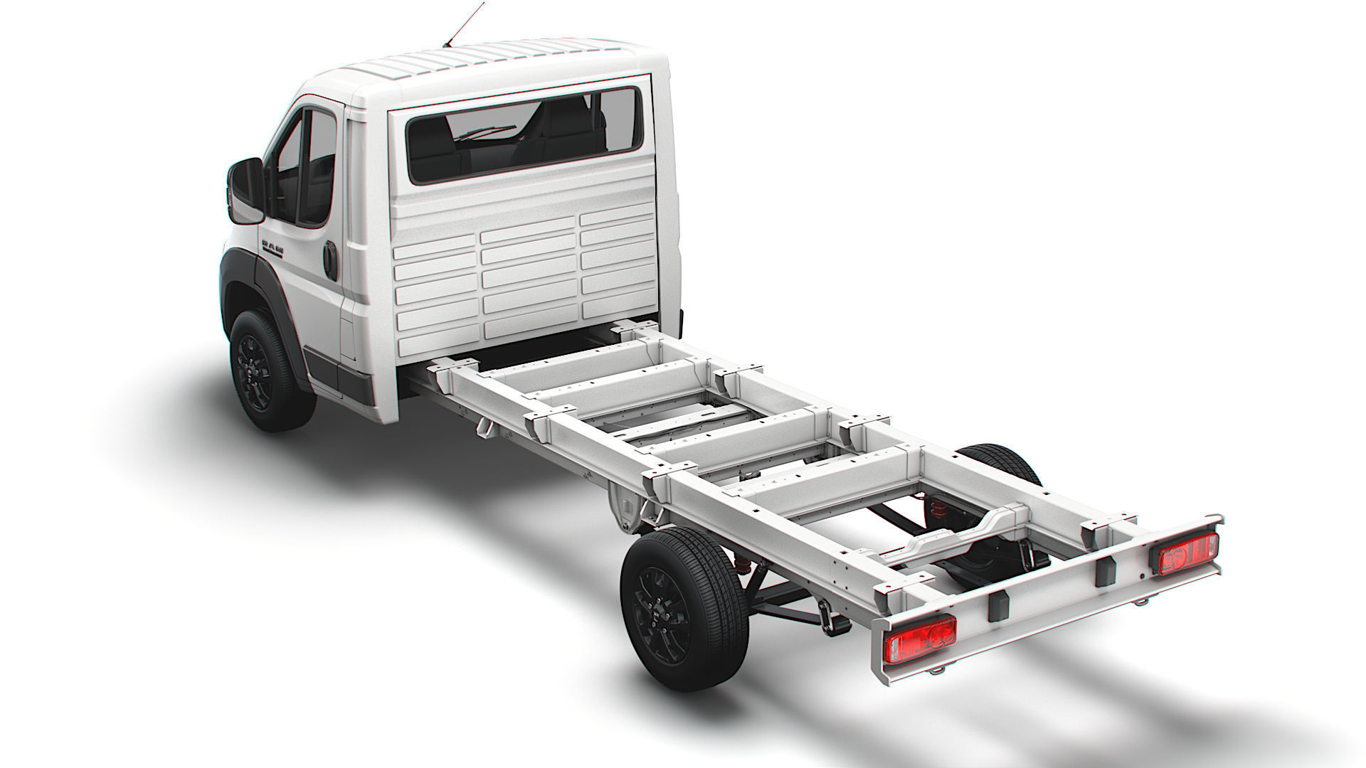 RAM Promaster Chassis Truck Single Cab 4035 WB XL 2023 3D model_3