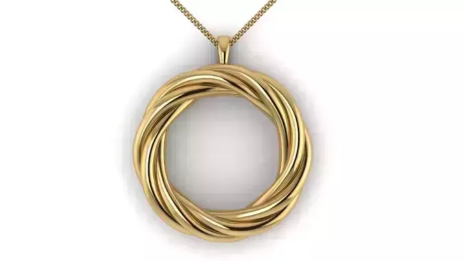 Round cable metal 3D print model