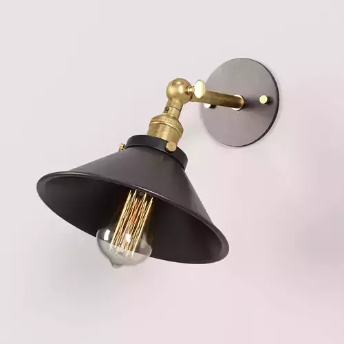 Vintage Wall Lamp  Low-poly 3D model