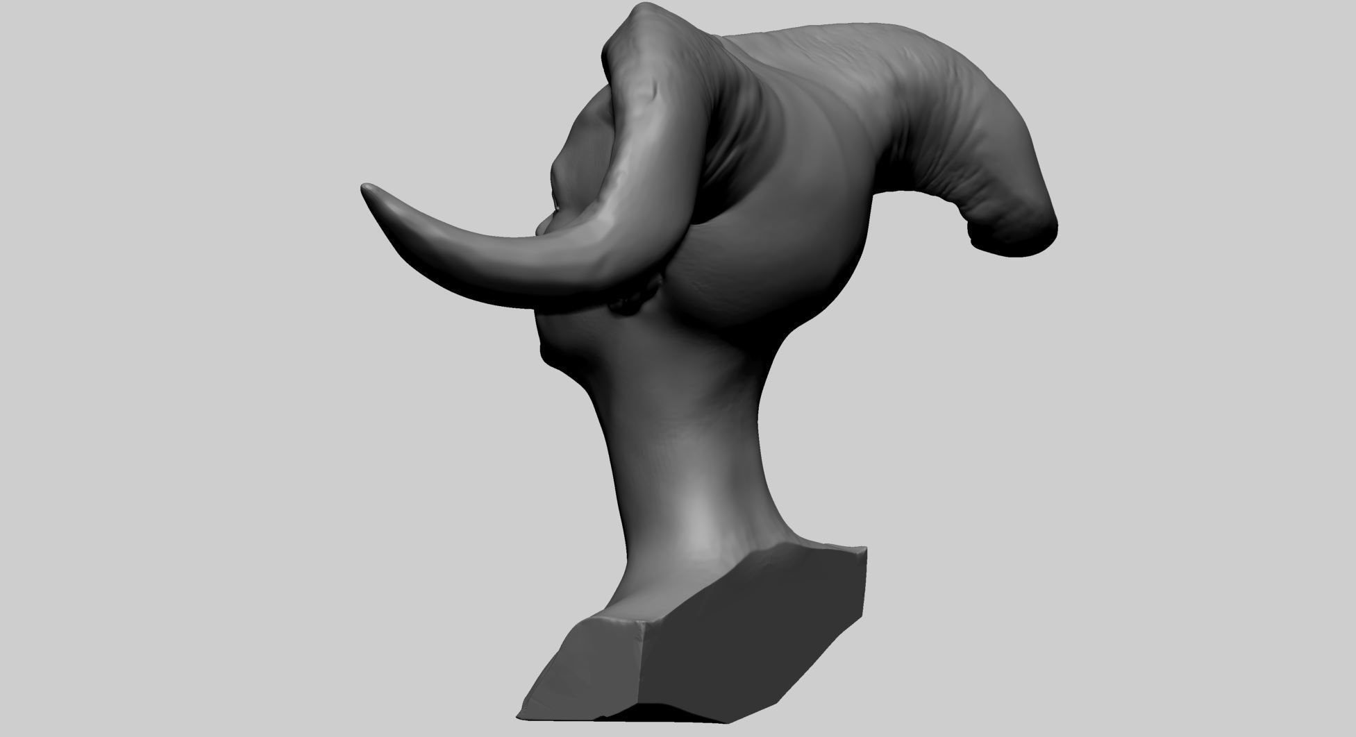 Fantasy Female Head G 3D model_5