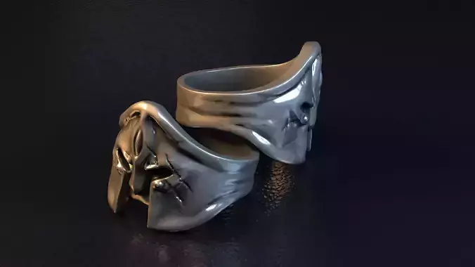 fashion ring A003 3D print model