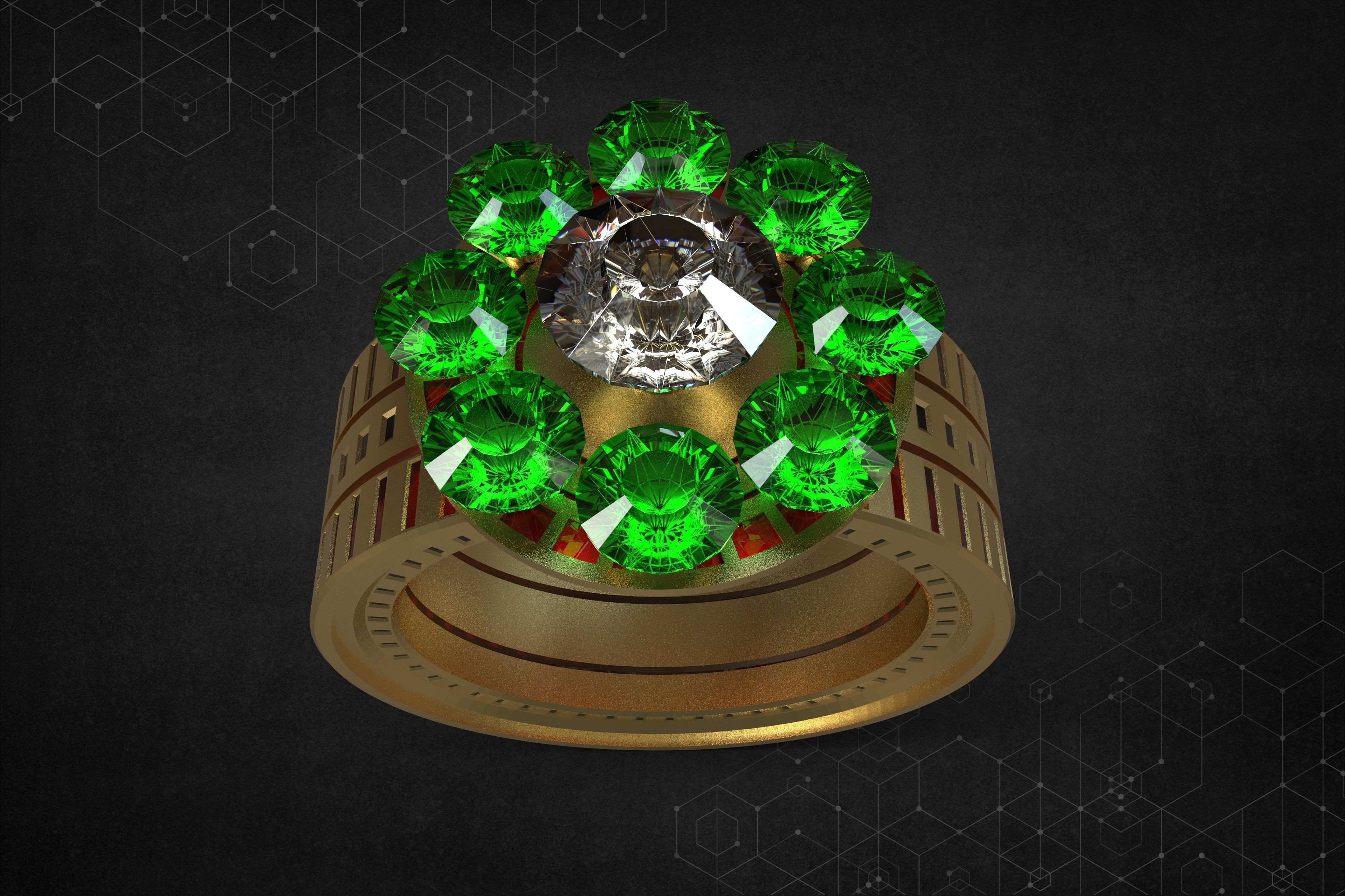 Ring Nine 3D model_2
