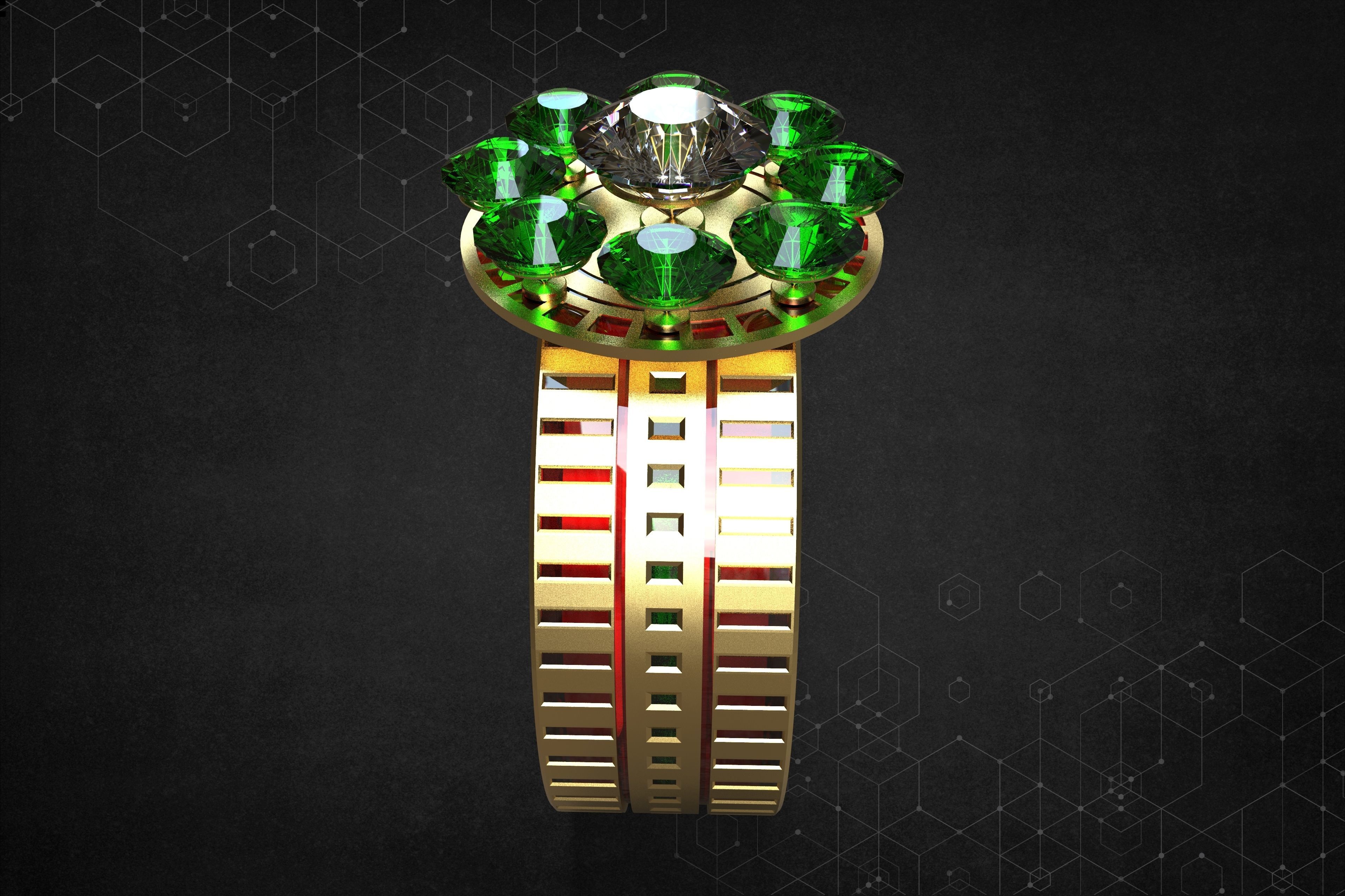 Ring Nine 3D model_3