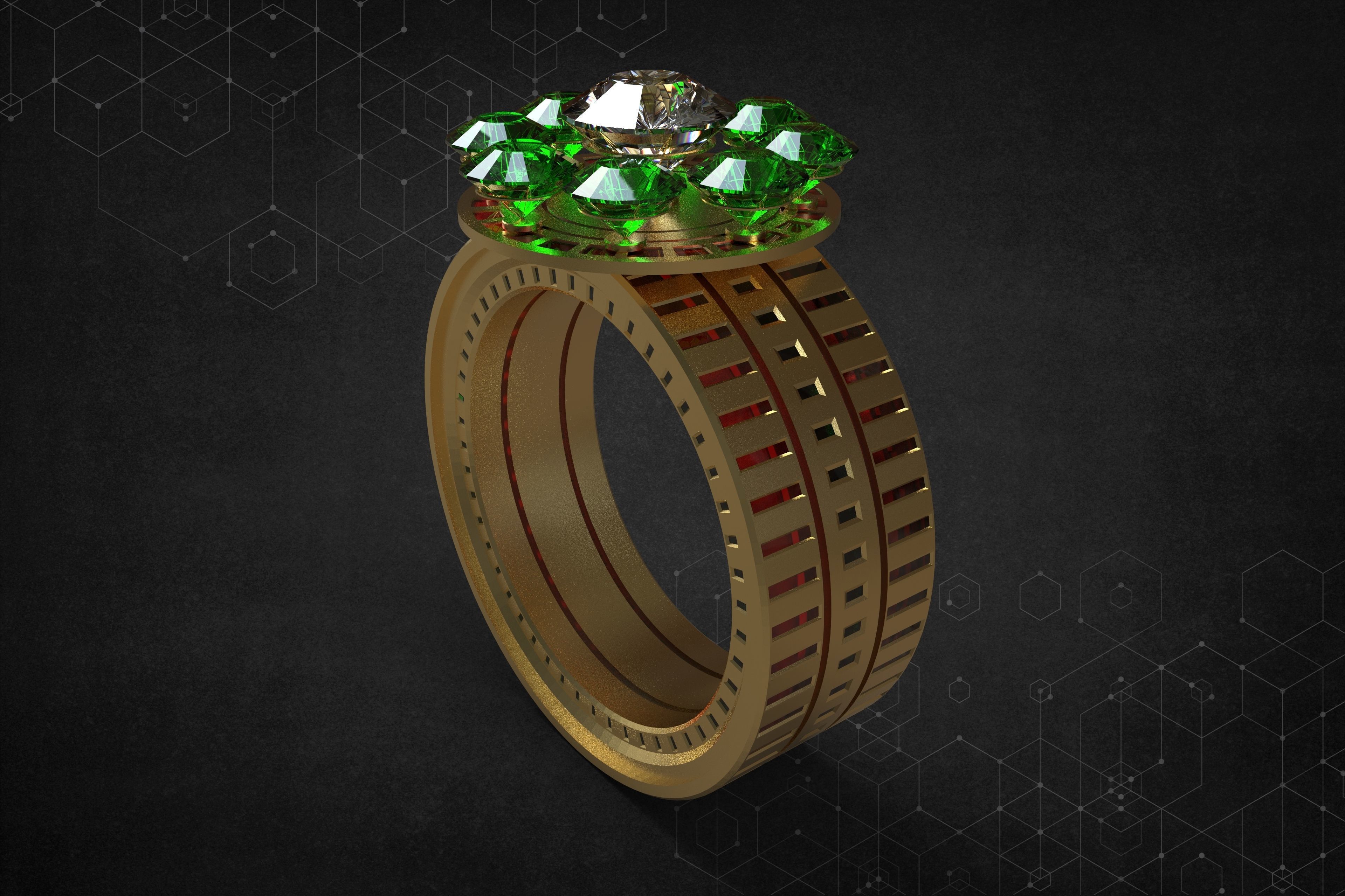 Ring Nine 3D model_1
