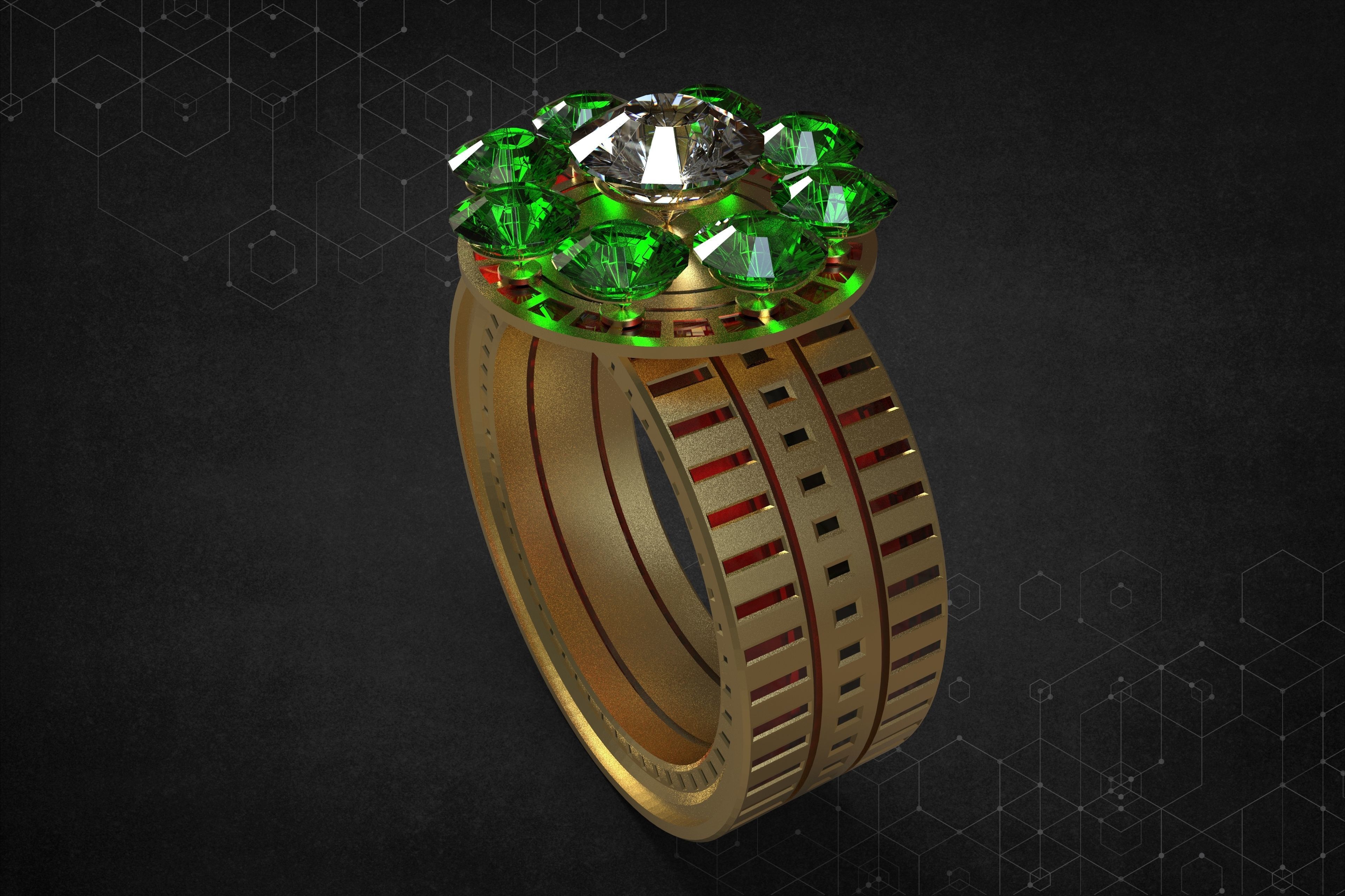 Ring Nine 3D model_5