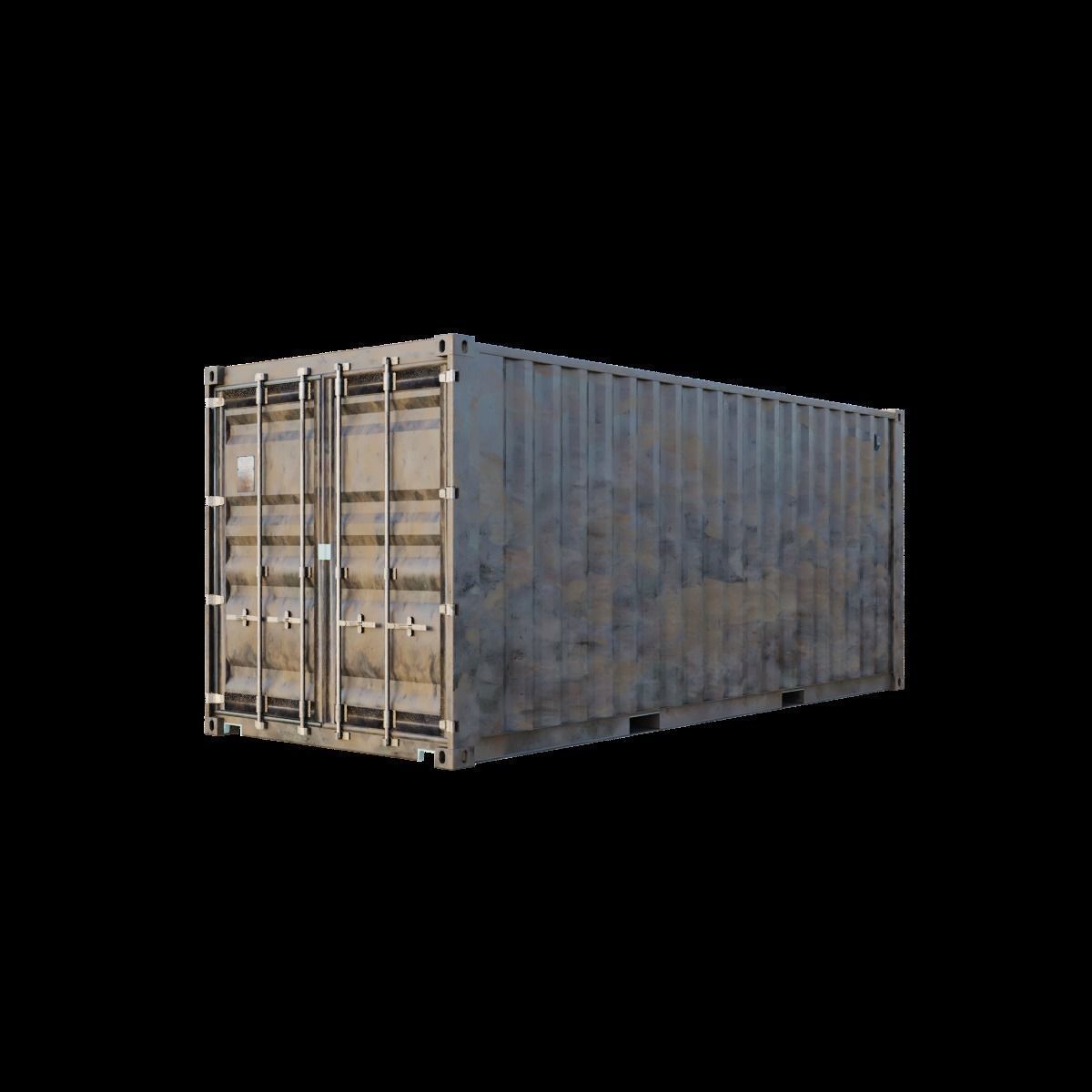 Shipping Container Free 3D model_13