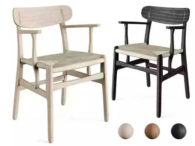 Ch26 Arm Chair by Carl Hansen 3D model