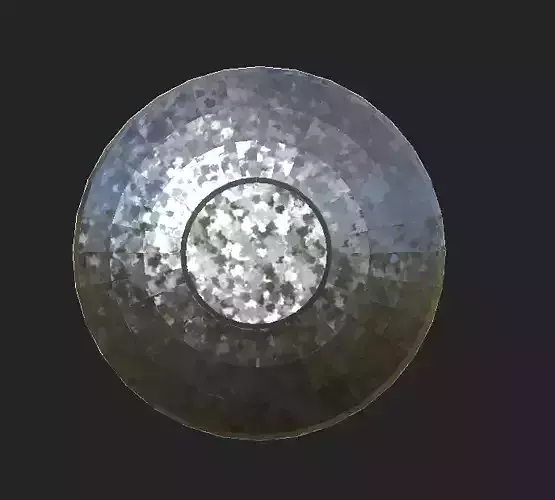 Low-Poly Round Shield