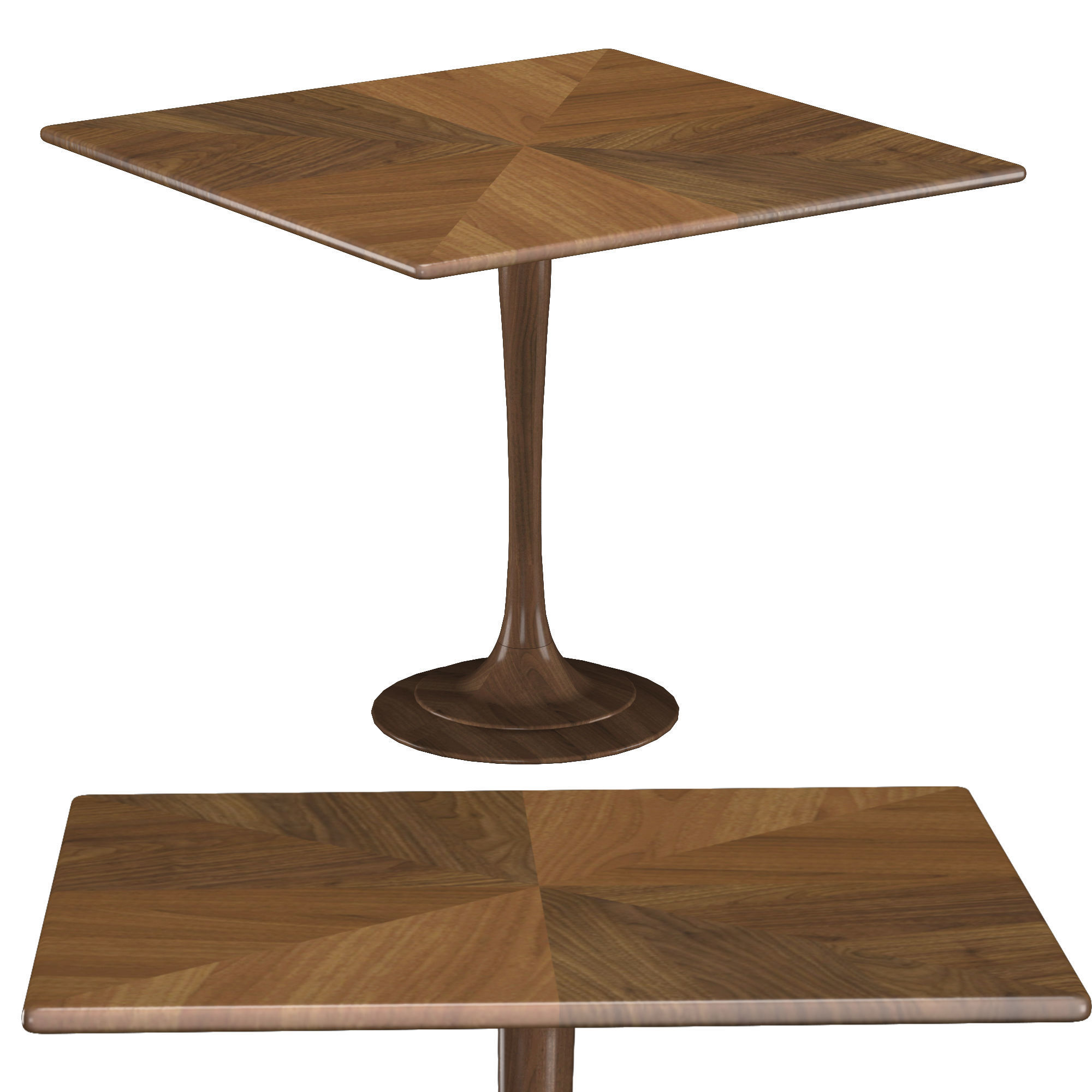 Bistro table 3D model_7