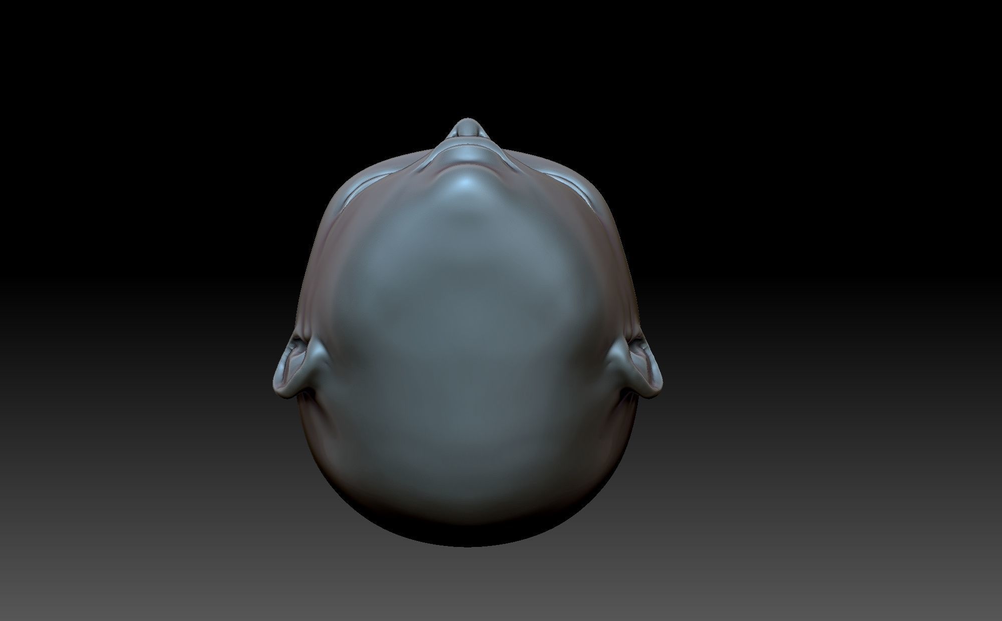 Doll head 3D print model_9